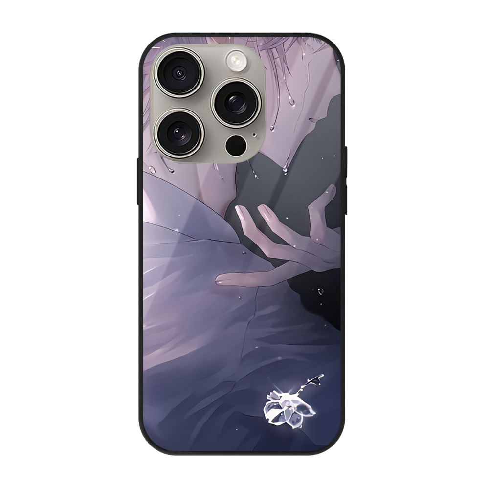 （画像用） 刀剣乱舞 Touken Ranbu 【iPhone15Pro対応】スマホケース 耐衝撃＆黄変防止 背面ガラス