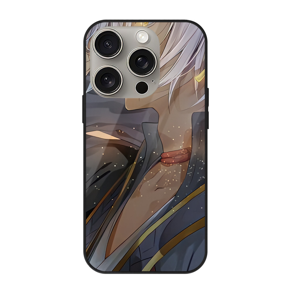 （画像用） 刀剣乱舞 Touken Ranbu 【iPhone15Pro対応】スマホケース 耐衝撃＆黄変防止 背面ガラス