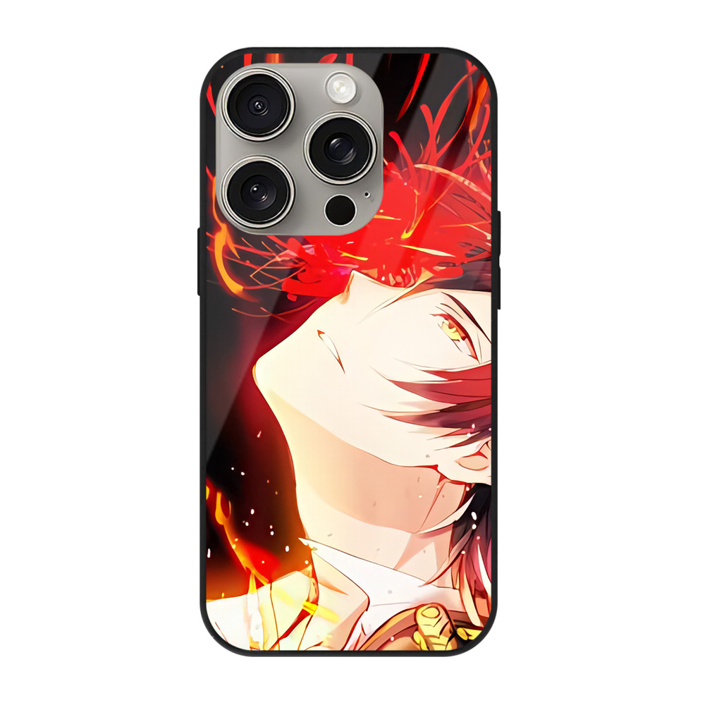（画像用） 刀剣乱舞 Touken Ranbu 【iPhone15Pro対応】スマホケース 耐衝撃＆黄変防止 背面ガラス