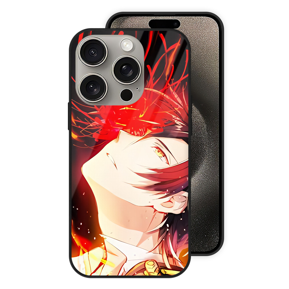 （画像用） 刀剣乱舞 Touken Ranbu 【iPhone15Pro対応】スマホケース 耐衝撃＆黄変防止 背面ガラス