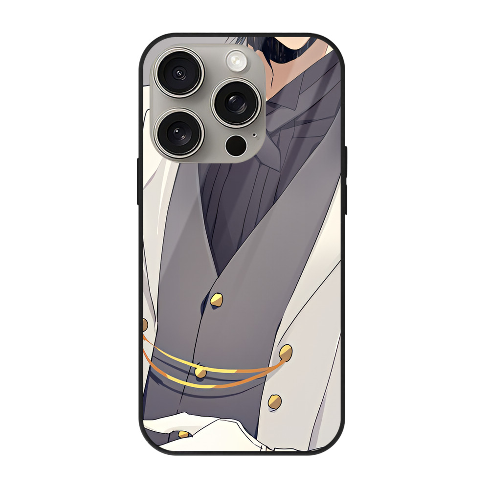 （画像用） 刀剣乱舞 Touken Ranbu 【iPhone15Pro対応】スマホケース 耐衝撃＆黄変防止 背面ガラス