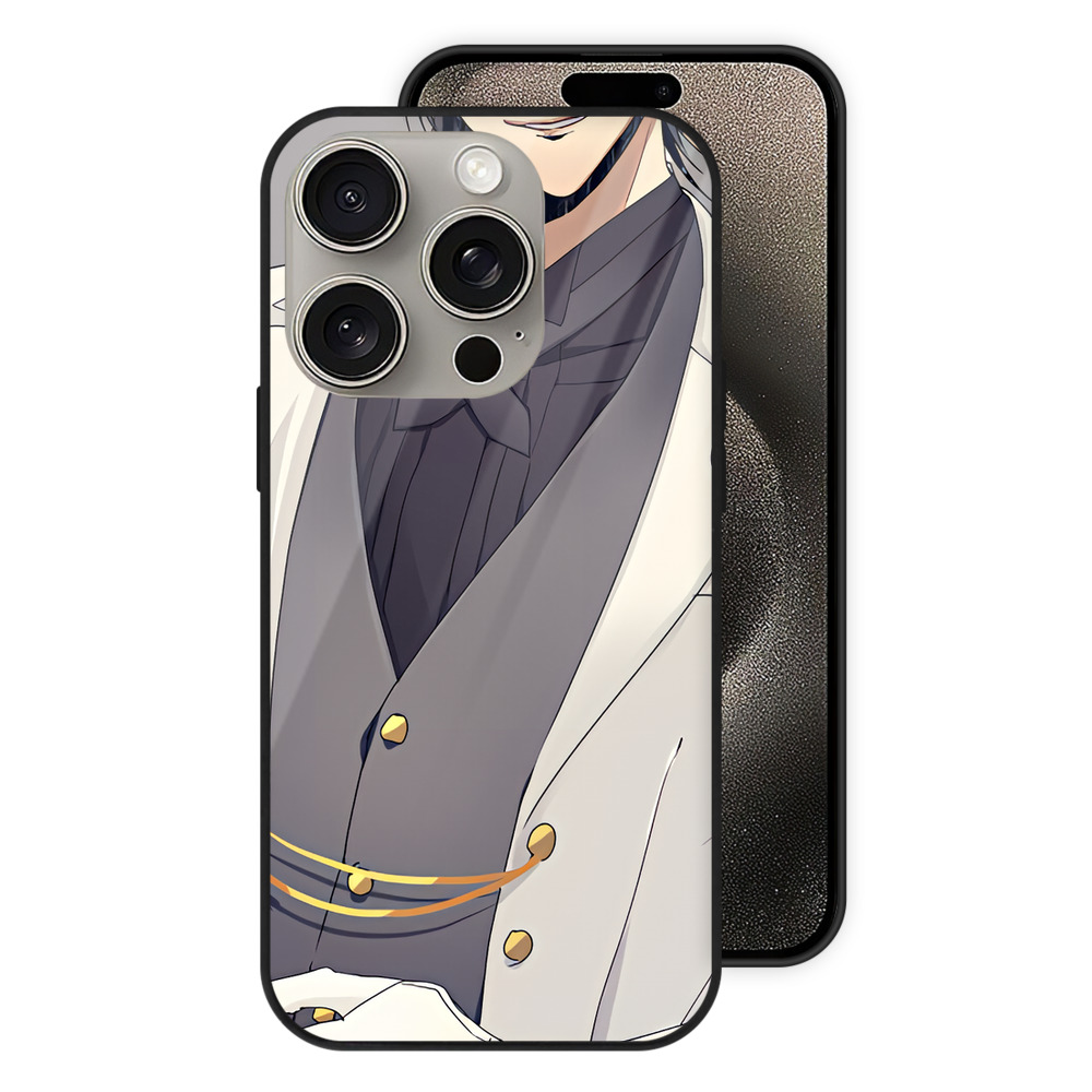 （画像用） 刀剣乱舞 Touken Ranbu 【iPhone15Pro対応】スマホケース 耐衝撃＆黄変防止 背面ガラス