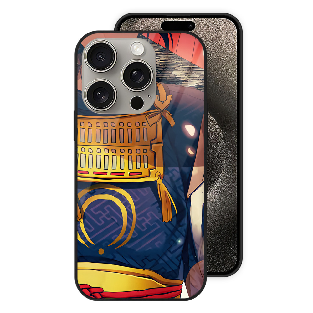 （画像用） 刀剣乱舞 Touken Ranbu 【iPhone15Pro対応】スマホケース 耐衝撃＆黄変防止 背面ガラス