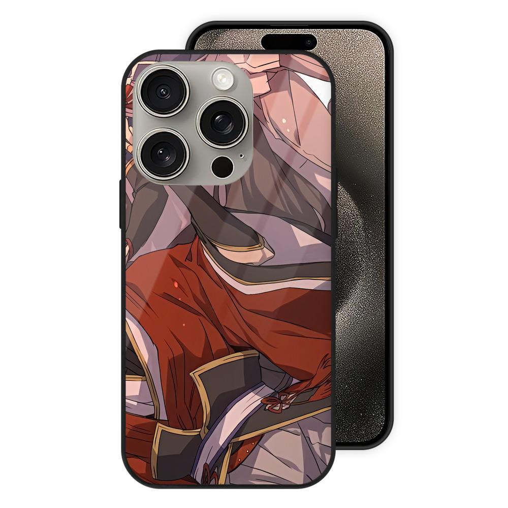 （画像用） 刀剣乱舞 Touken Ranbu 【iPhone15Pro対応】スマホケース 耐衝撃＆黄変防止 背面ガラス
