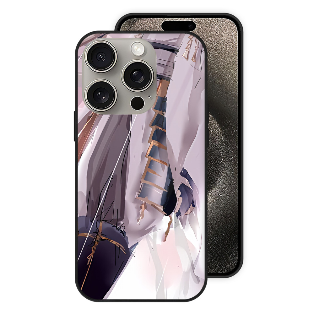 （画像用） 刀剣乱舞 Touken Ranbu 【iPhone15Pro対応】スマホケース 耐衝撃＆黄変防止 背面ガラス
