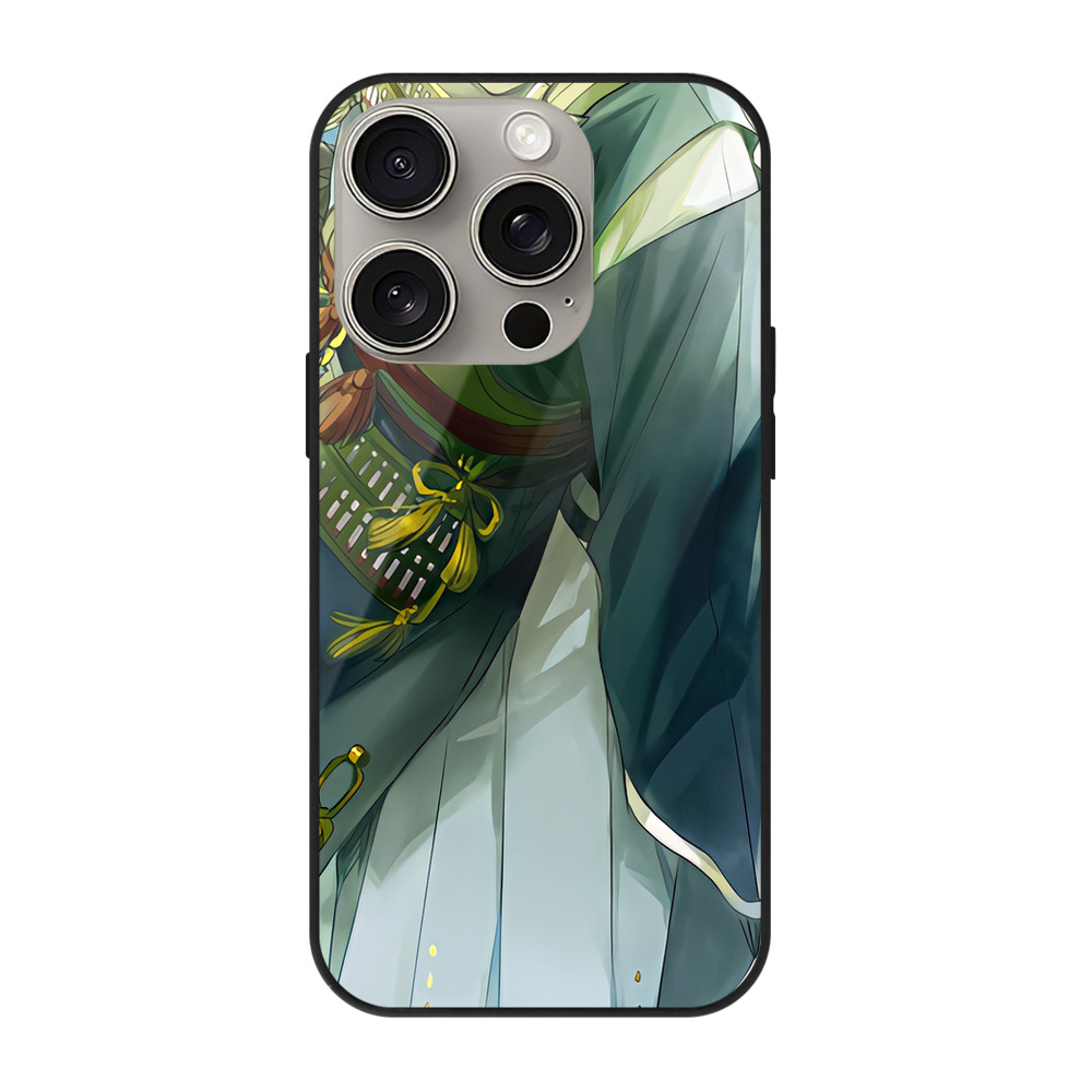 （画像用） 刀剣乱舞 Touken Ranbu 【iPhone15Pro対応】スマホケース 耐衝撃＆黄変防止 背面ガラス