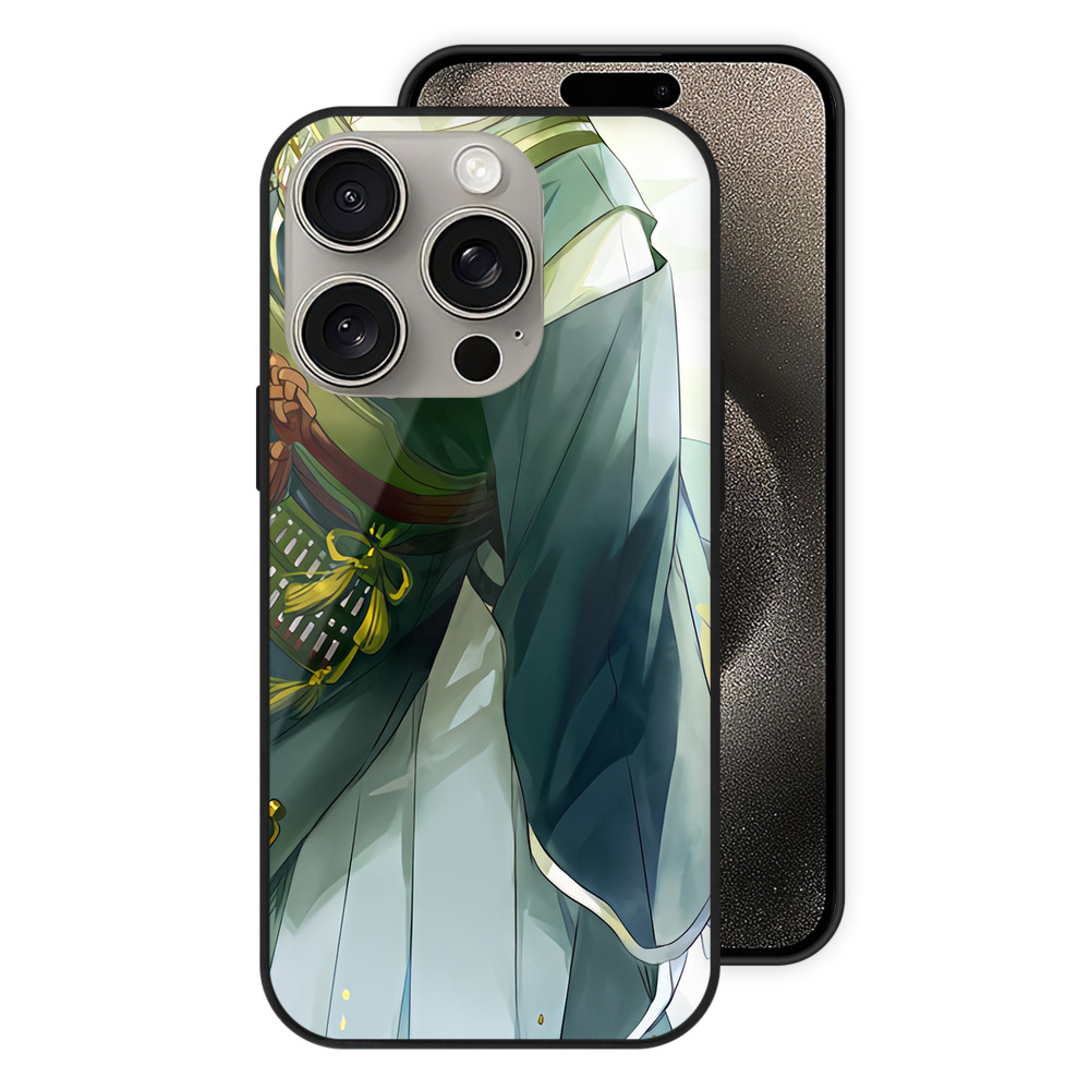 （画像用） 刀剣乱舞 Touken Ranbu 【iPhone15Pro対応】スマホケース 耐衝撃＆黄変防止 背面ガラス