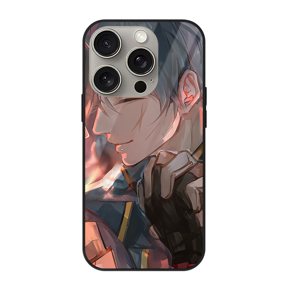 （画像用） 刀剣乱舞 Touken Ranbu 【iPhone15Pro対応】スマホケース 耐衝撃＆黄変防止 背面ガラス
