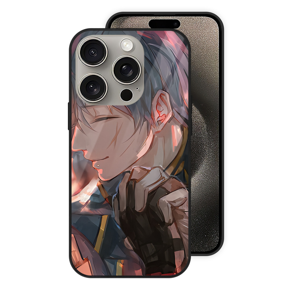 （画像用） 刀剣乱舞 Touken Ranbu 【iPhone15Pro対応】スマホケース 耐衝撃＆黄変防止 背面ガラス