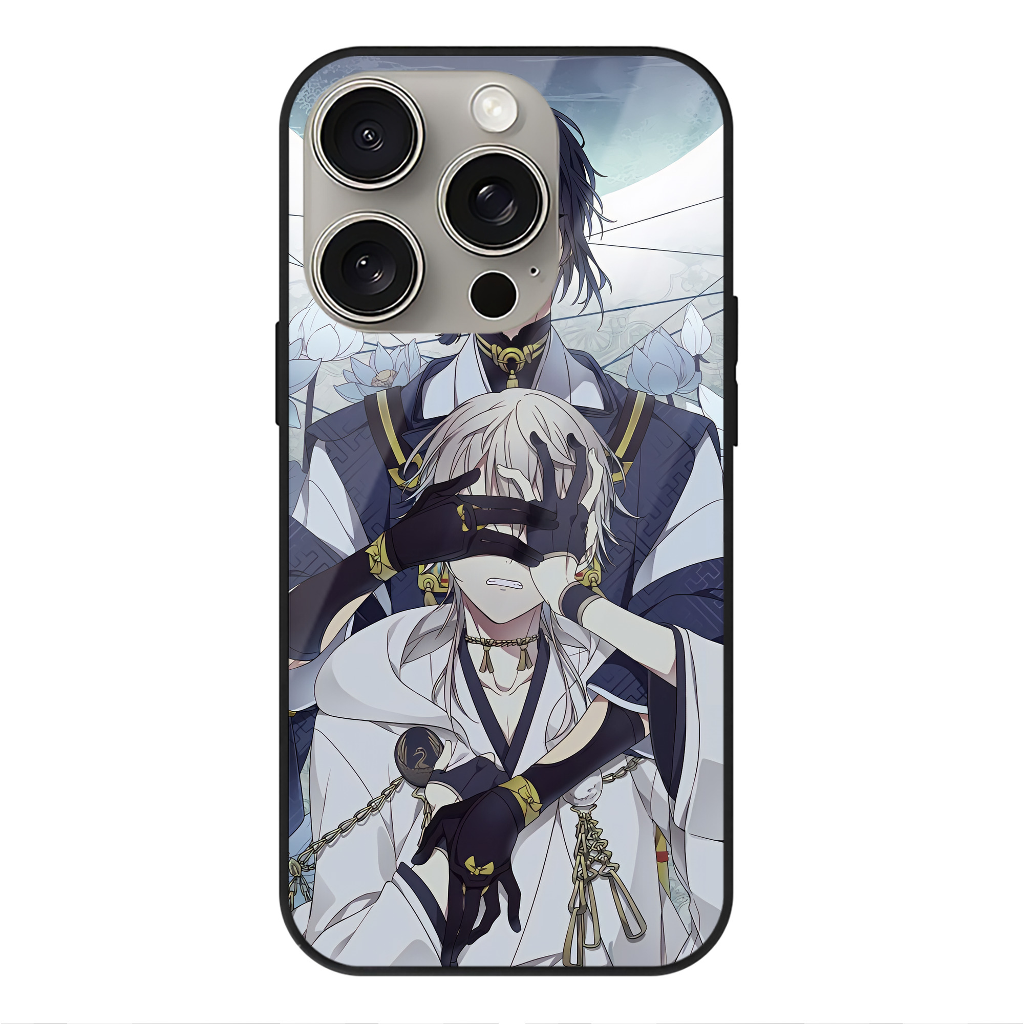 （画像用） 刀剣乱舞 Touken Ranbu 【iPhone15Pro対応】スマホケース 耐衝撃＆黄変防止 背面ガラス