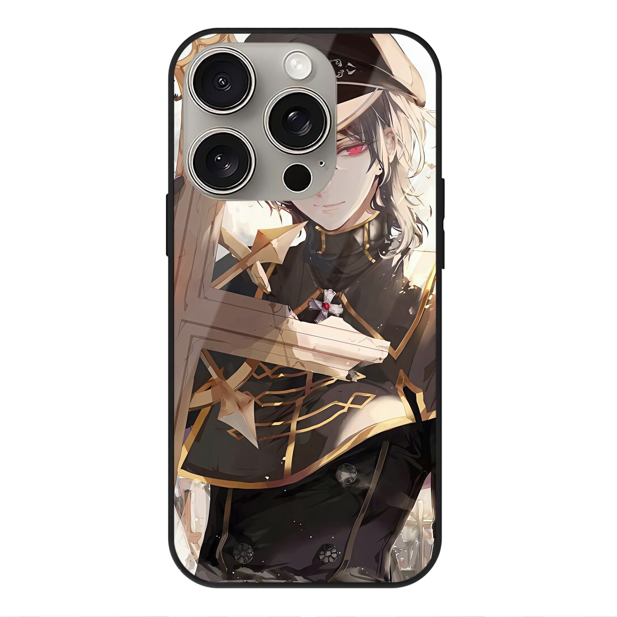 （画像用） 刀剣乱舞 Touken Ranbu 【iPhone15Pro対応】スマホケース 耐衝撃＆黄変防止 背面ガラス