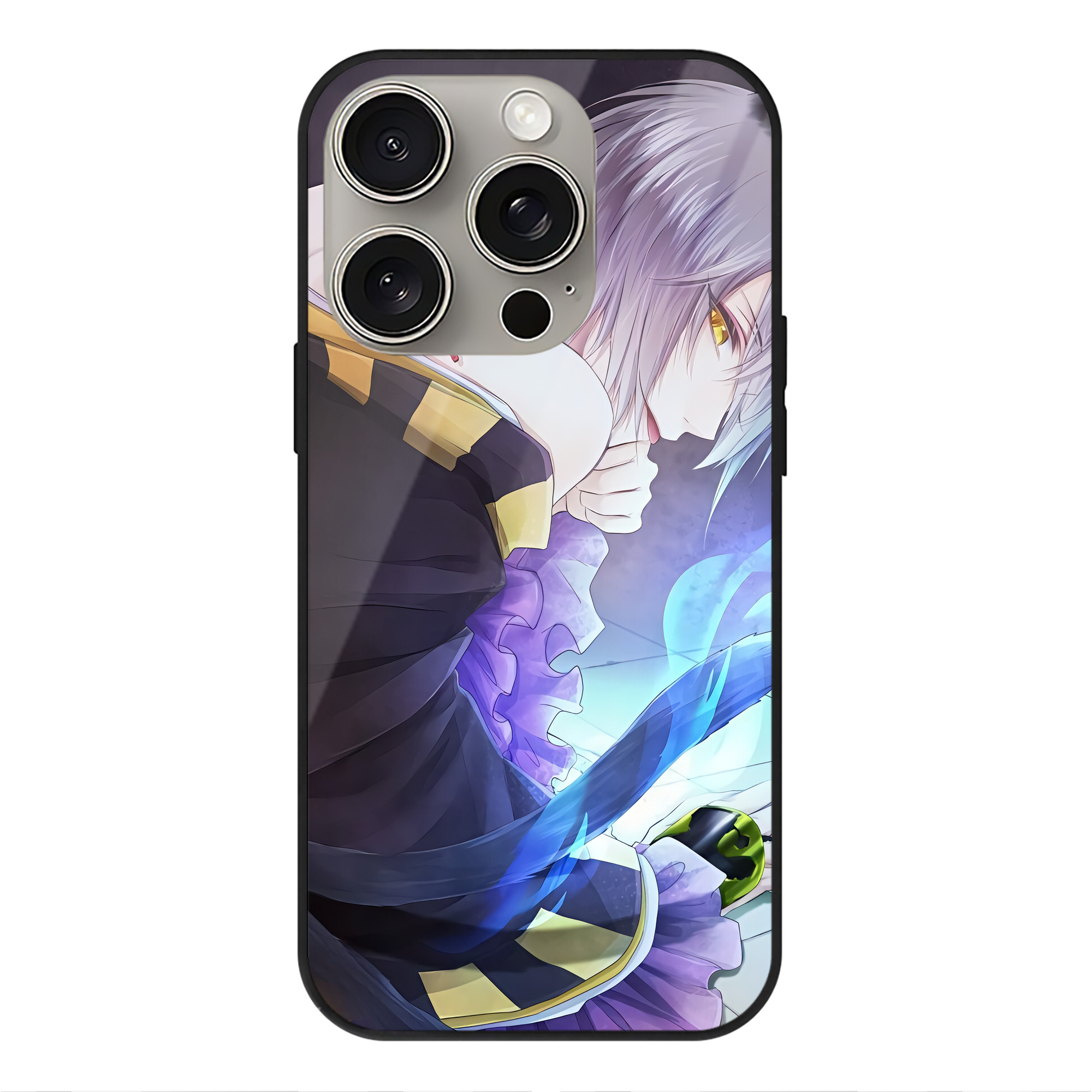 （画像用） 刀剣乱舞 Touken Ranbu 【iPhone15Pro対応】スマホケース 耐衝撃＆黄変防止 背面ガラス