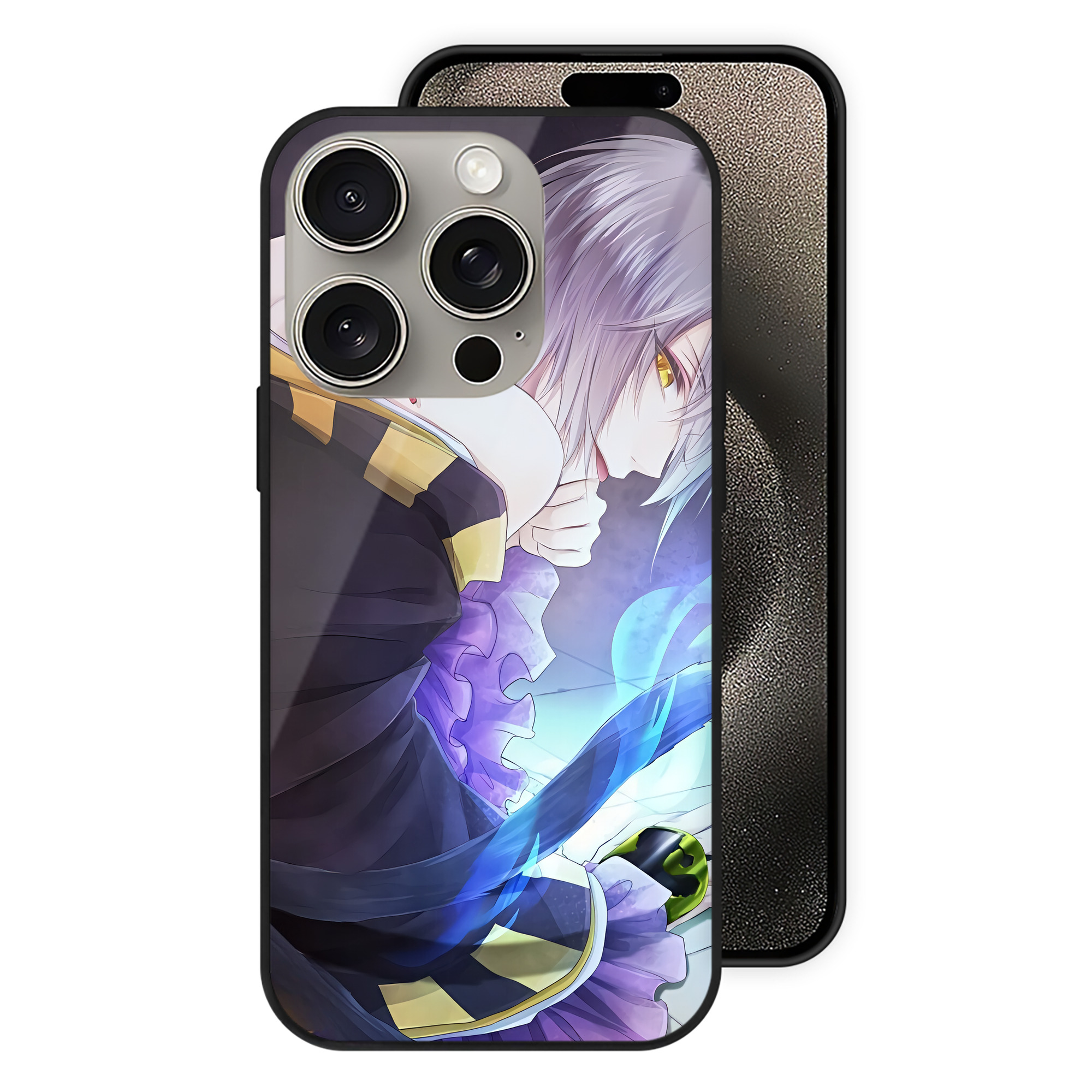 （画像用） 刀剣乱舞 Touken Ranbu 【iPhone15Pro対応】スマホケース 耐衝撃＆黄変防止 背面ガラス