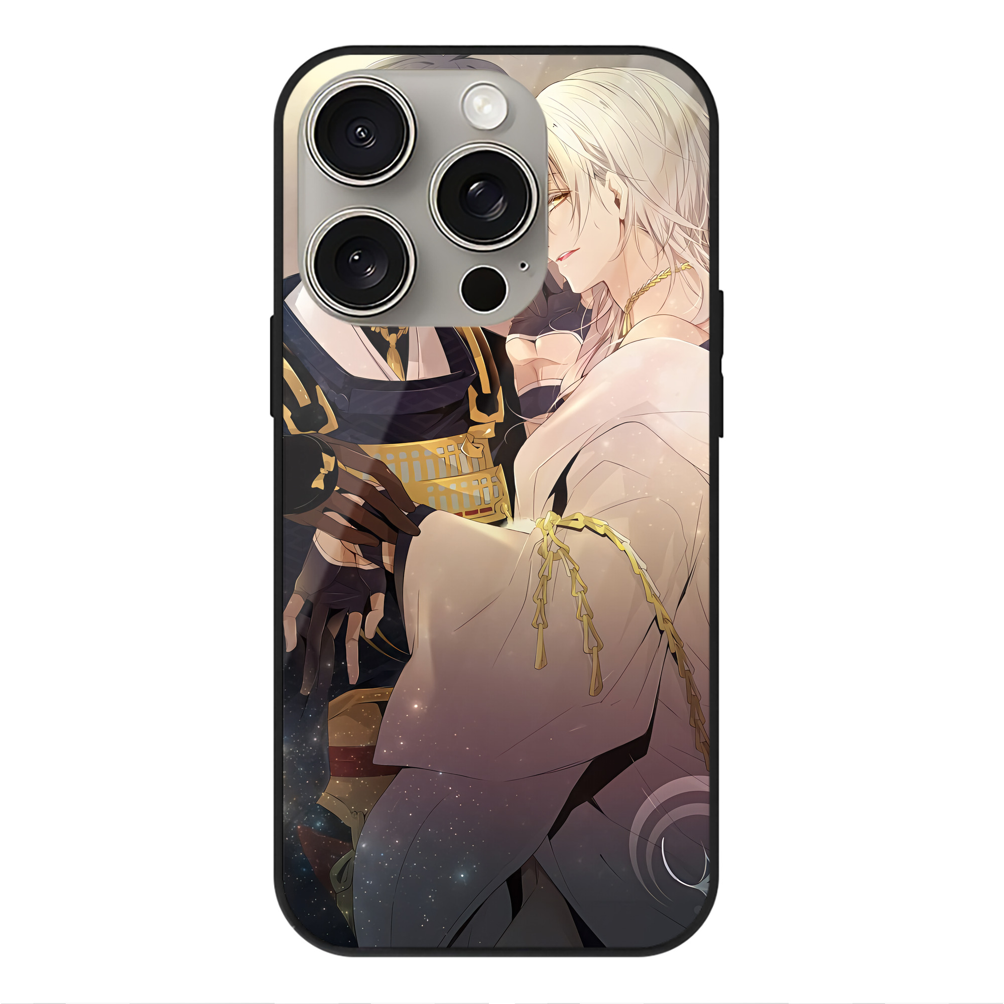 （画像用） 刀剣乱舞 Touken Ranbu 【iPhone15Pro対応】スマホケース 耐衝撃＆黄変防止 背面ガラス