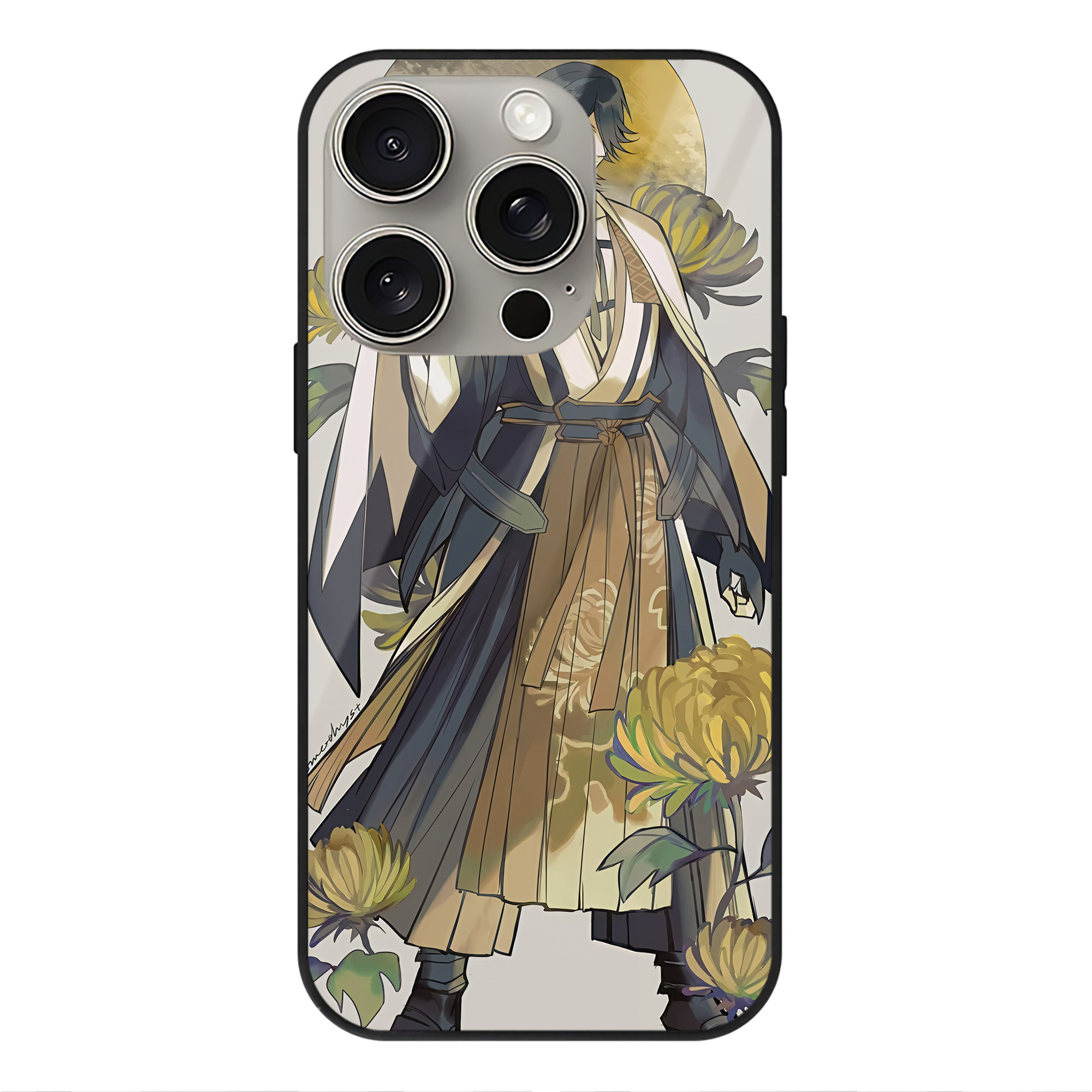 （画像用） 刀剣乱舞 Touken Ranbu 【iPhone15Pro対応】スマホケース 耐衝撃＆黄変防止 背面ガラス