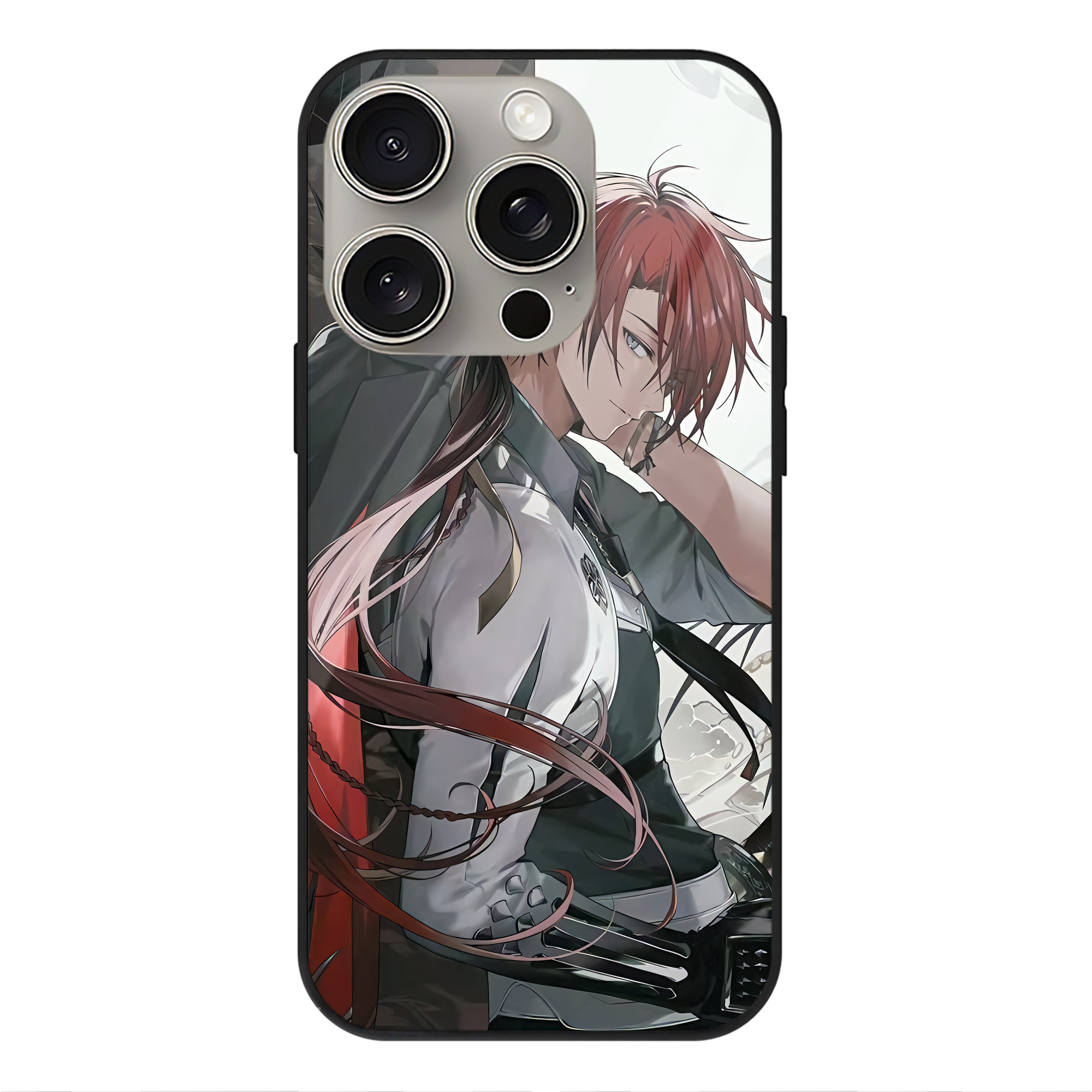 （画像用） 刀剣乱舞 Touken Ranbu 【iPhone15Pro対応】スマホケース 耐衝撃＆黄変防止 背面ガラス
