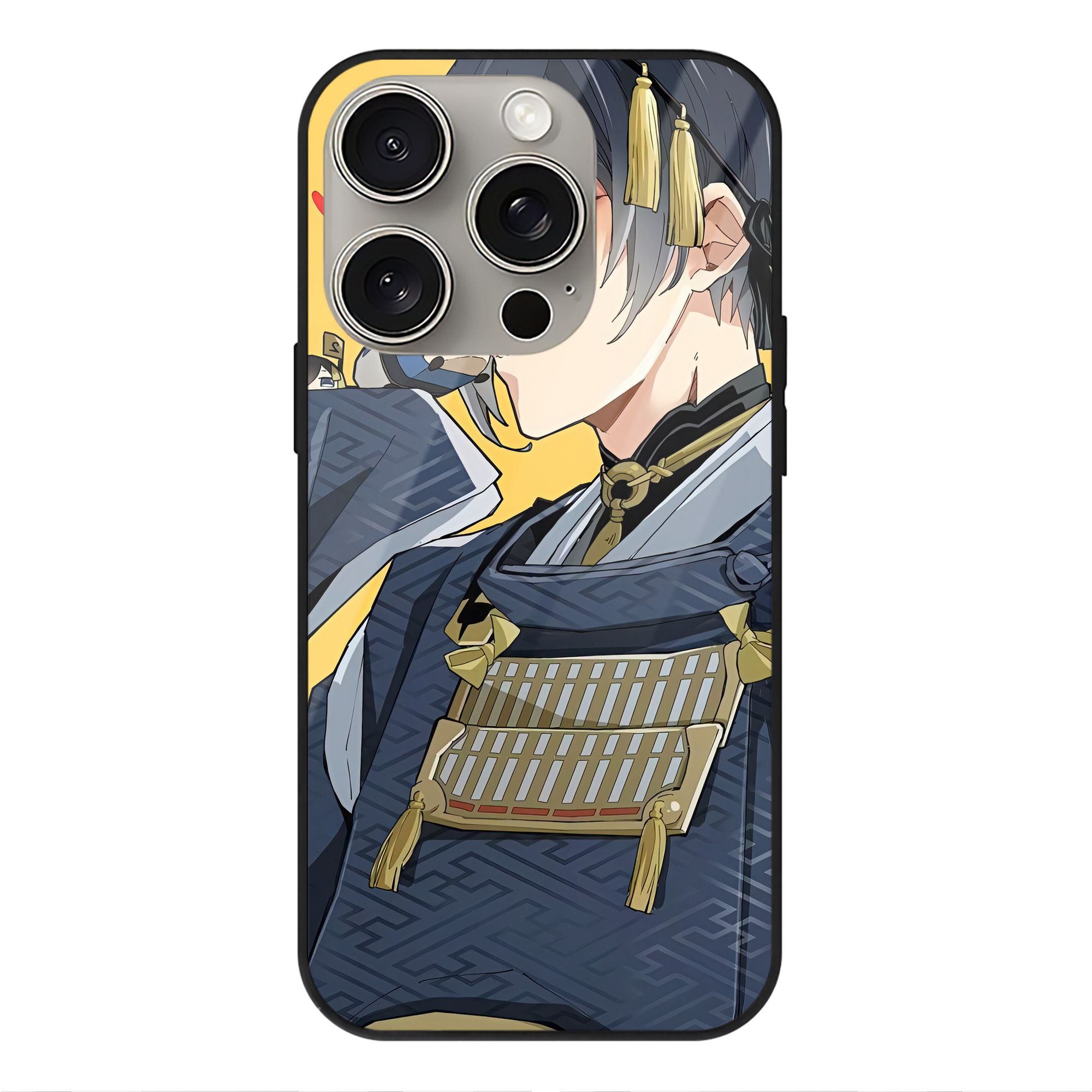 （画像用） 刀剣乱舞 Touken Ranbu 【iPhone15Pro対応】スマホケース 耐衝撃＆黄変防止 背面ガラス