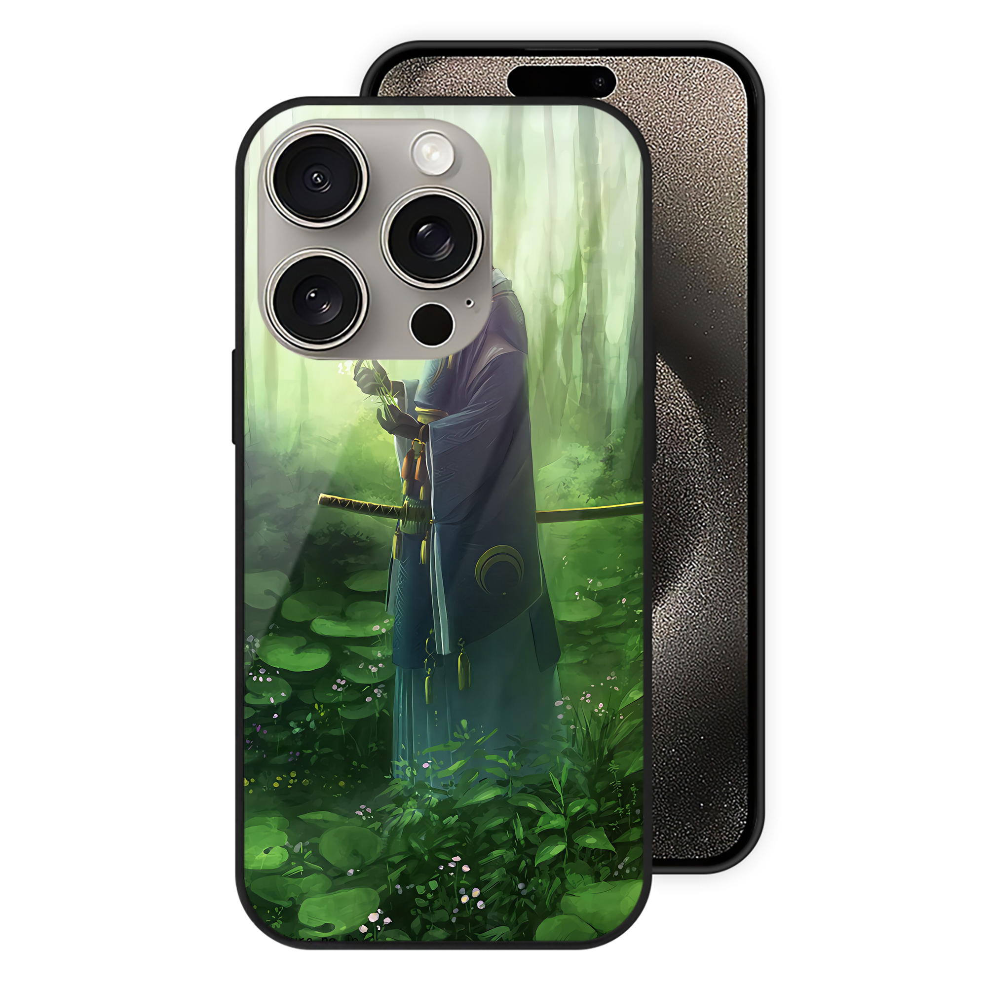 （画像用） 刀剣乱舞 Touken Ranbu 【iPhone15Pro対応】スマホケース 耐衝撃＆黄変防止 背面ガラス