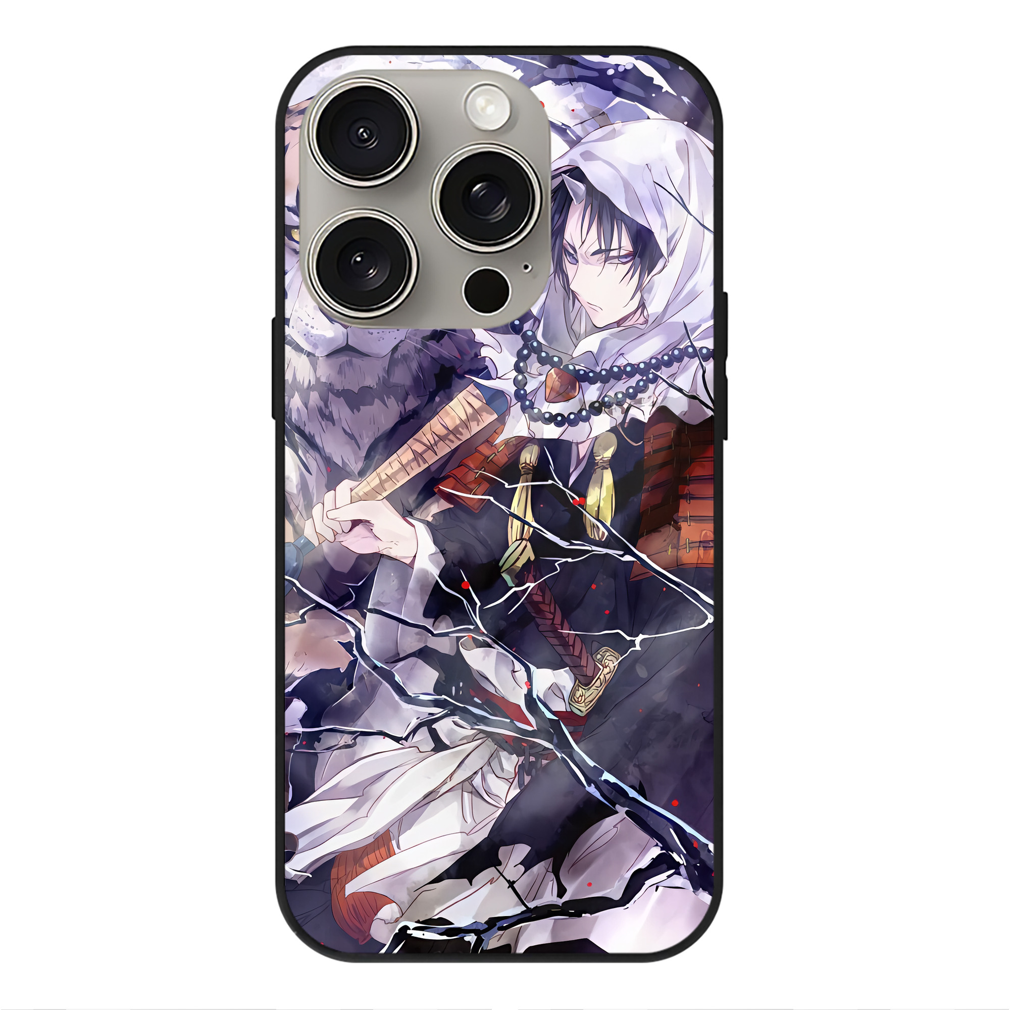 （画像用） 刀剣乱舞 Touken Ranbu 【iPhone15Pro対応】スマホケース 耐衝撃＆黄変防止 背面ガラス