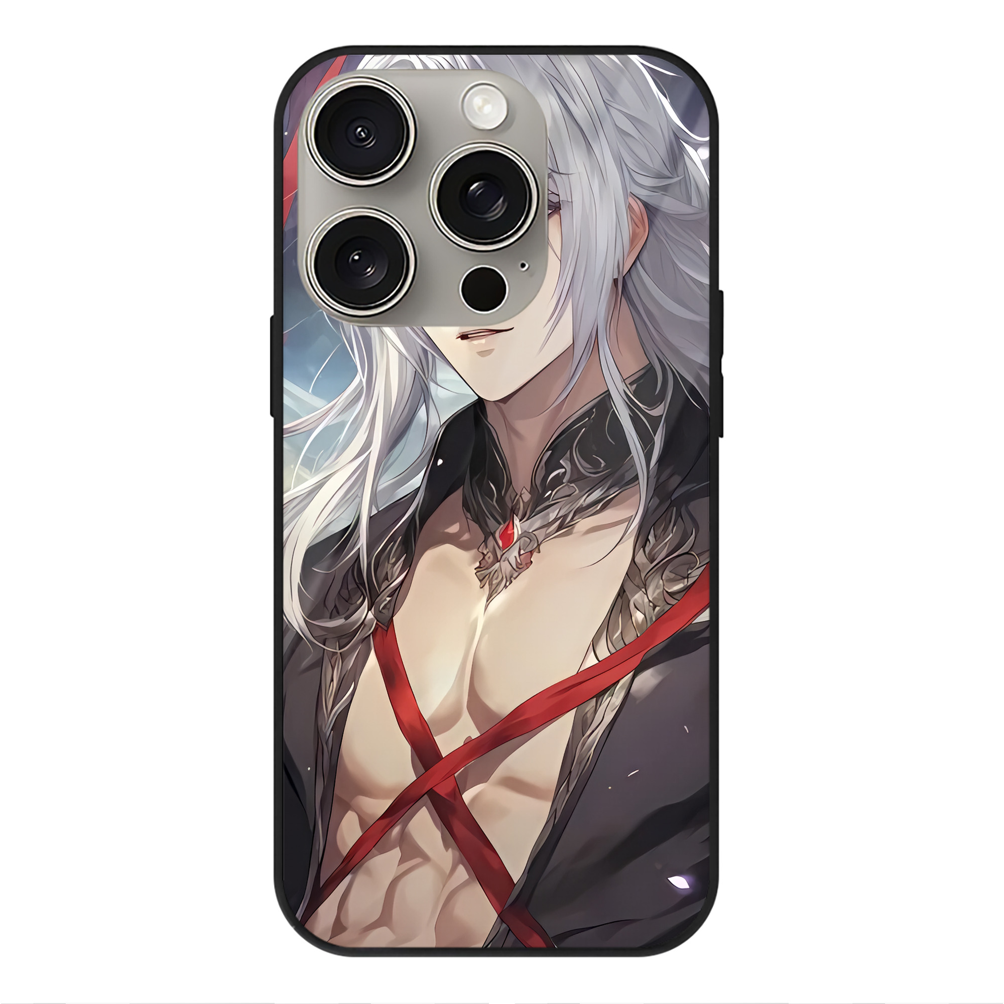 （画像用） 刀剣乱舞 Touken Ranbu 【iPhone15Pro対応】スマホケース 耐衝撃＆黄変防止 背面ガラス