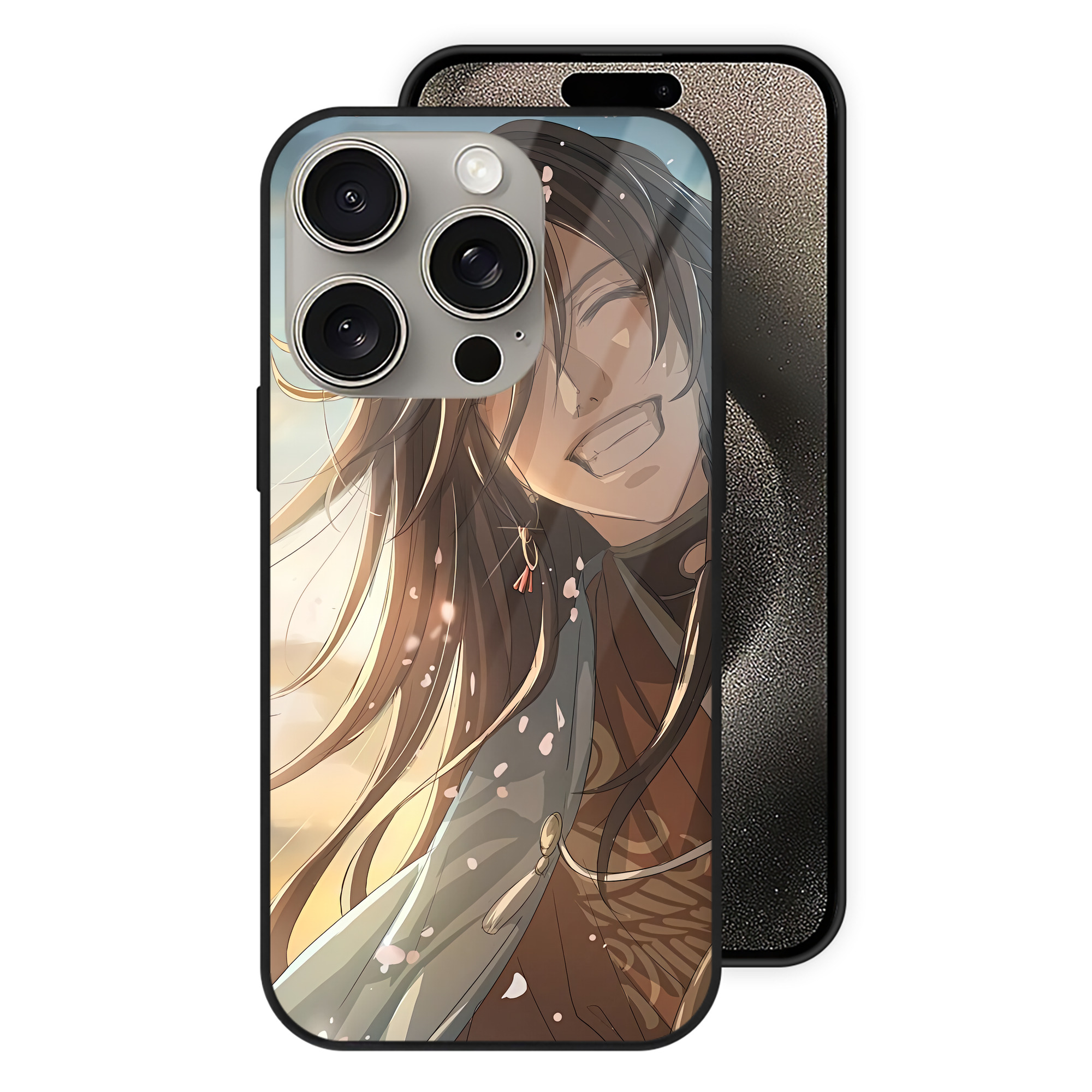 （画像用） 刀剣乱舞 Touken Ranbu 【iPhone15Pro対応】スマホケース 耐衝撃＆黄変防止 背面ガラス