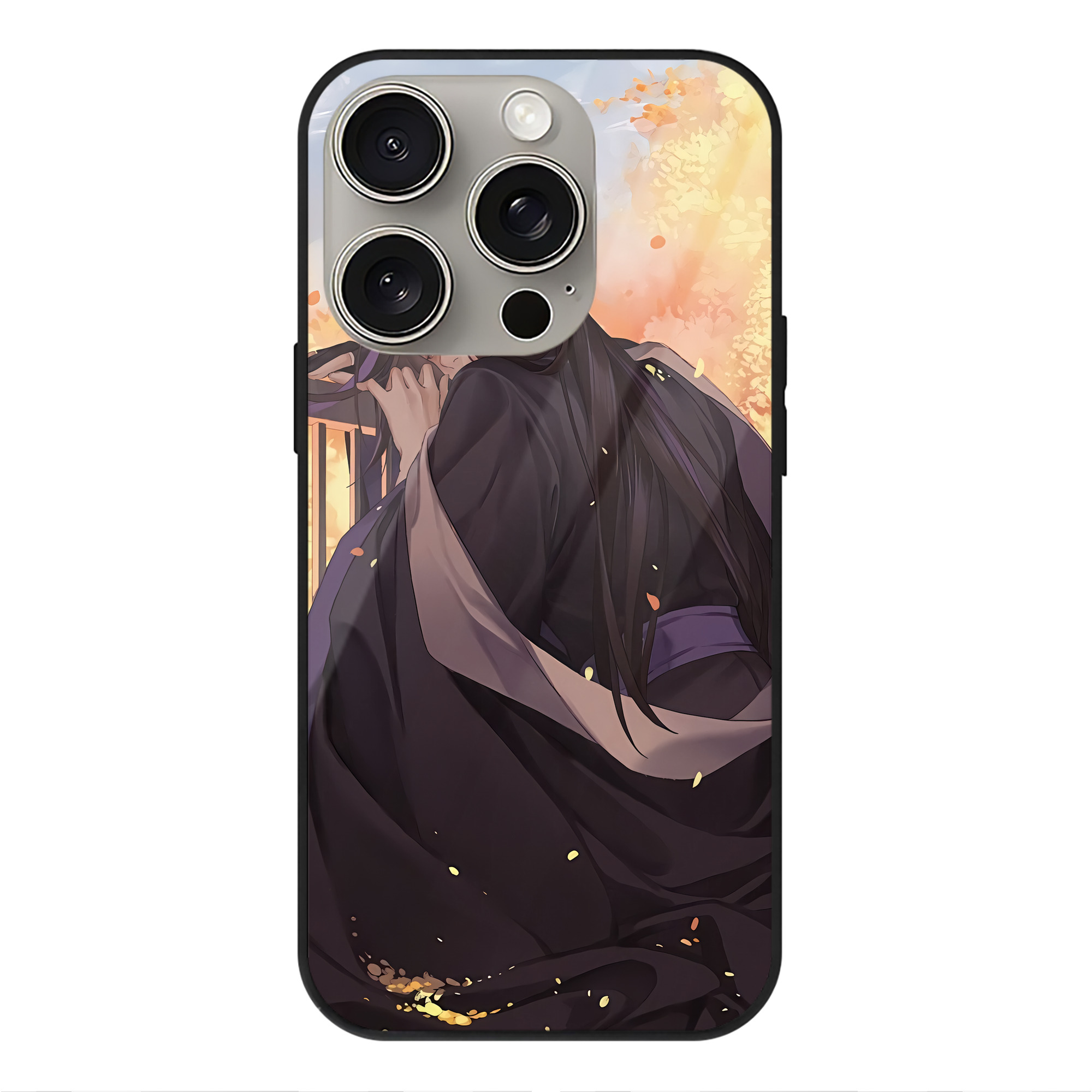 （画像用） 刀剣乱舞 Touken Ranbu 【iPhone15Pro対応】スマホケース 耐衝撃＆黄変防止 背面ガラス