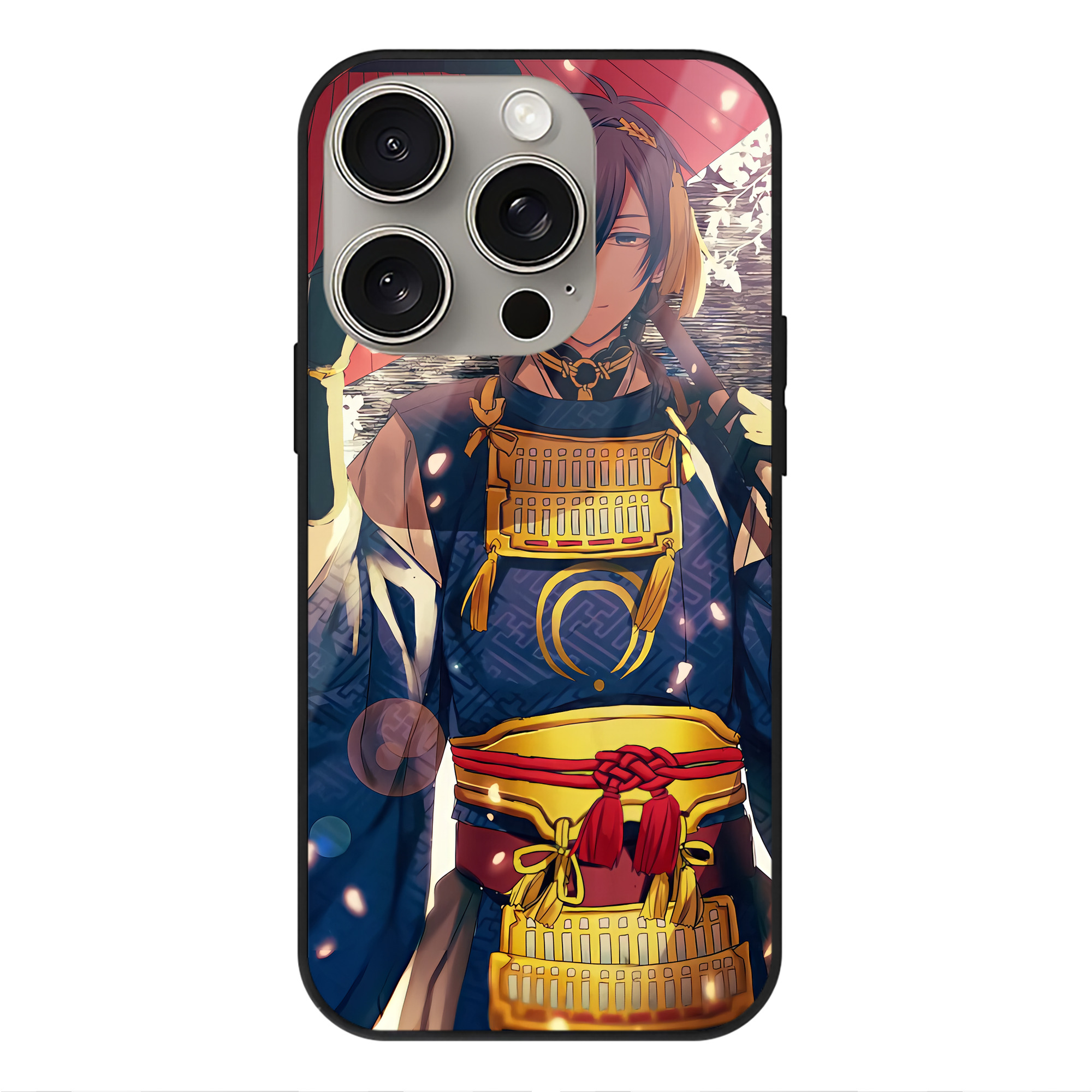 （画像用） 刀剣乱舞 Touken Ranbu 【iPhone15Pro対応】スマホケース 耐衝撃＆黄変防止 背面ガラス