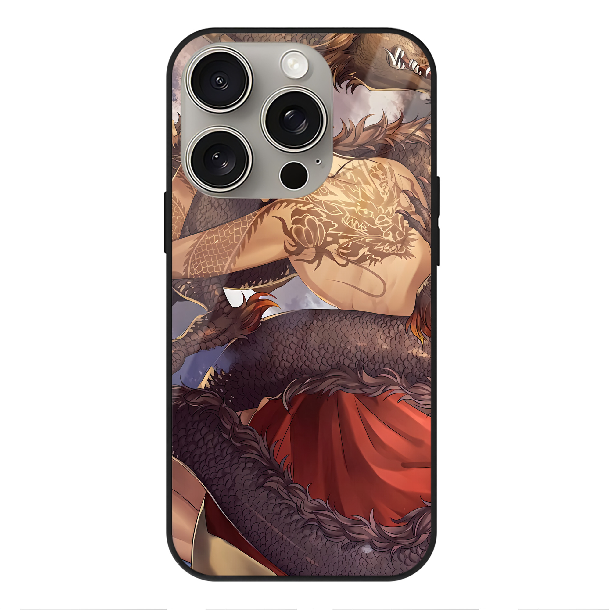 （画像用） 刀剣乱舞 Touken Ranbu 【iPhone15Pro対応】スマホケース 耐衝撃＆黄変防止 背面ガラス