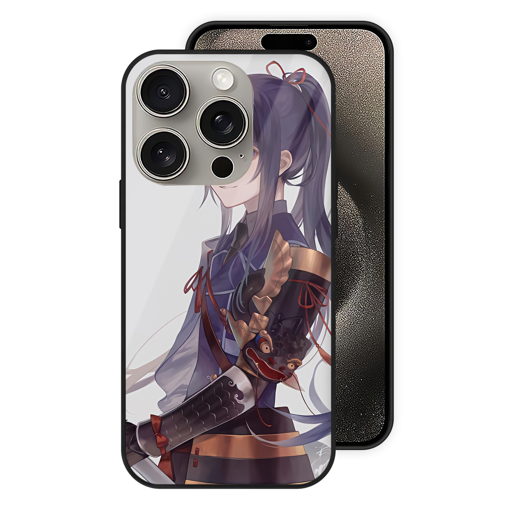 （画像用） 刀剣乱舞 Touken Ranbu 【iPhone15Pro対応】スマホケース 耐衝撃＆黄変防止 背面ガラス