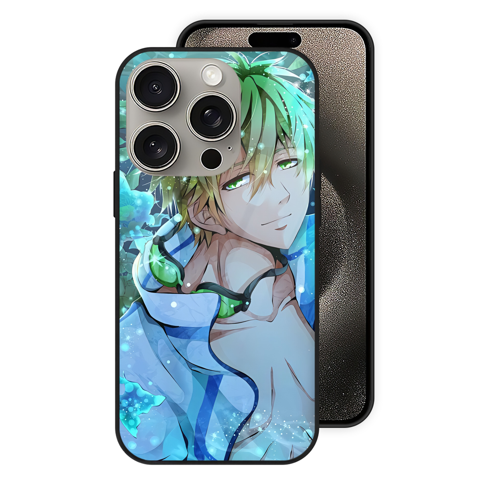 （画像用） 刀剣乱舞 Touken Ranbu 【iPhone15Pro対応】スマホケース 耐衝撃＆黄変防止 背面ガラス