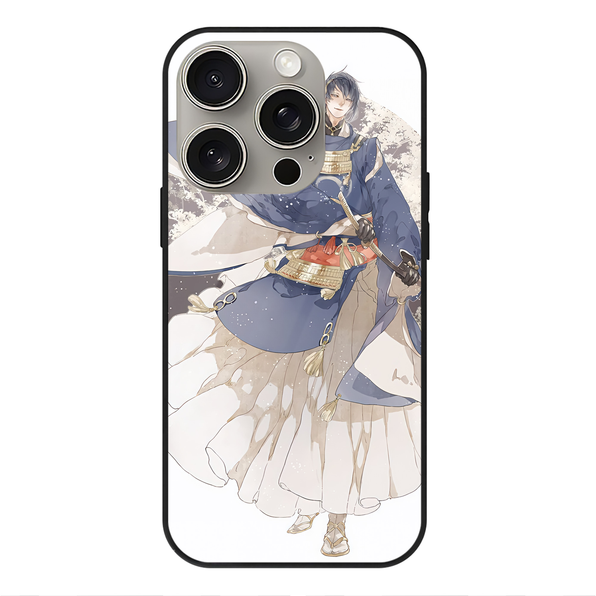 （画像用） 刀剣乱舞 Touken Ranbu 【iPhone15Pro対応】スマホケース 耐衝撃＆黄変防止 背面ガラス