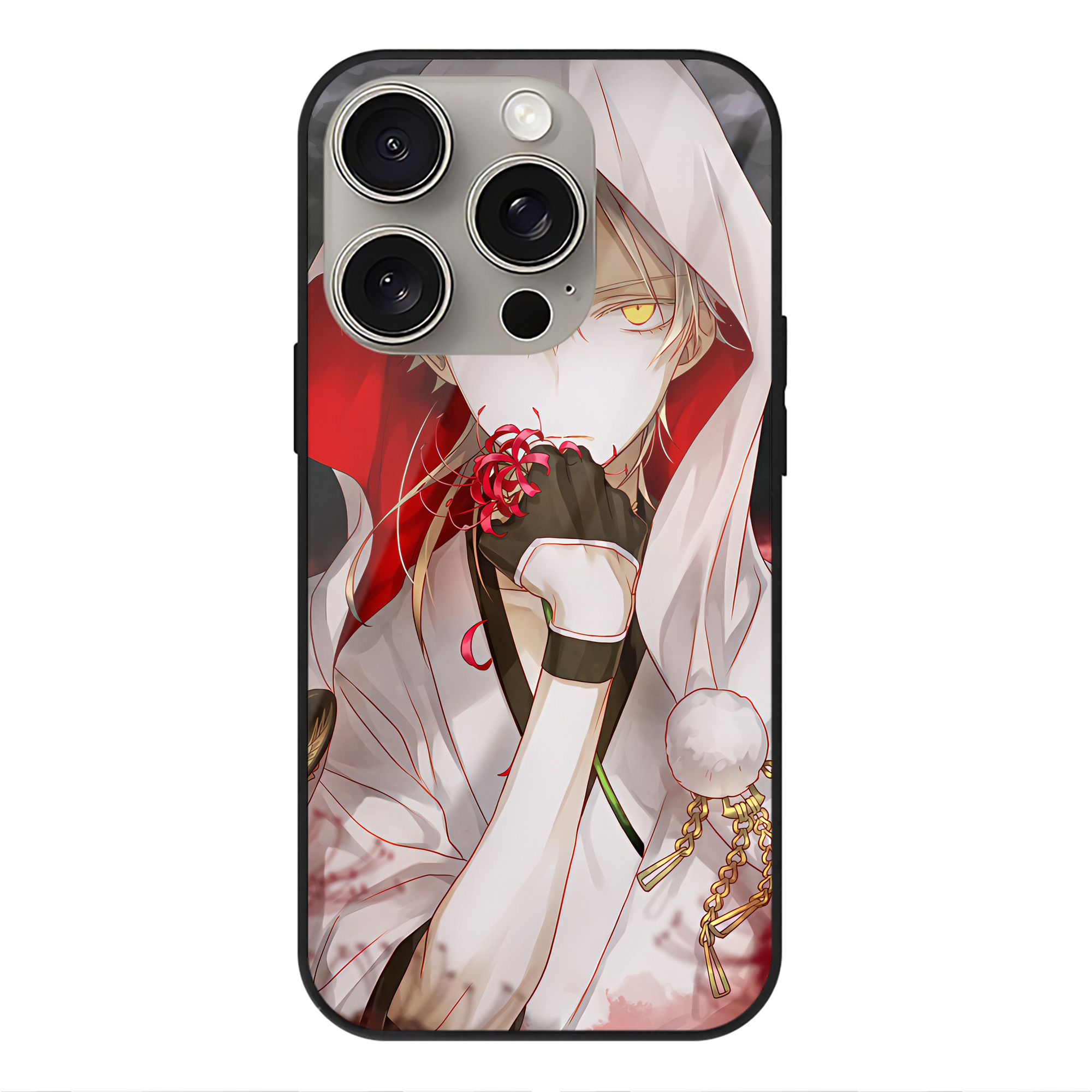 （画像用） 刀剣乱舞 Touken Ranbu 【iPhone15Pro対応】スマホケース 耐衝撃＆黄変防止 背面ガラス