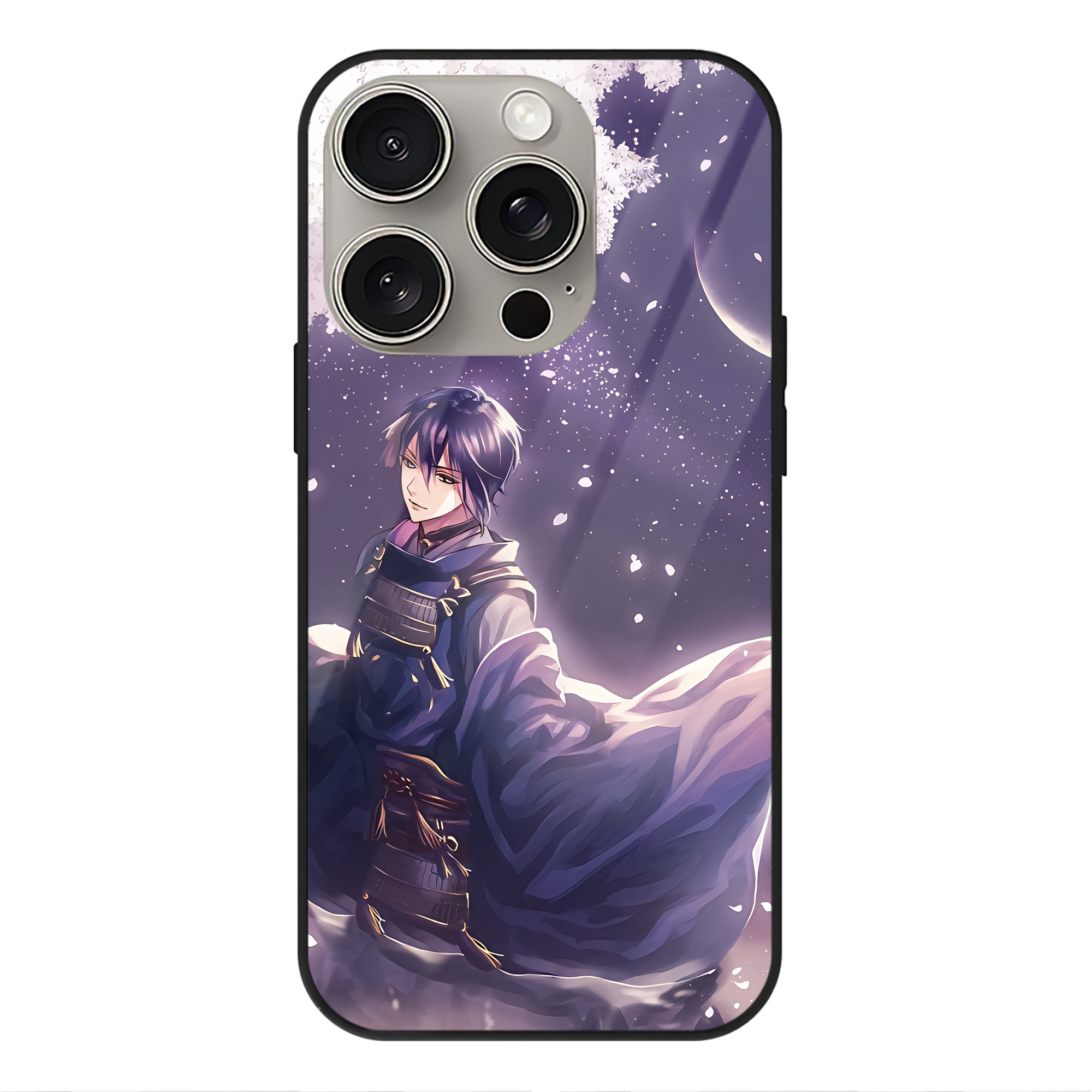 （画像用） 刀剣乱舞 Touken Ranbu 【iPhone15Pro対応】スマホケース 耐衝撃＆黄変防止 背面ガラス