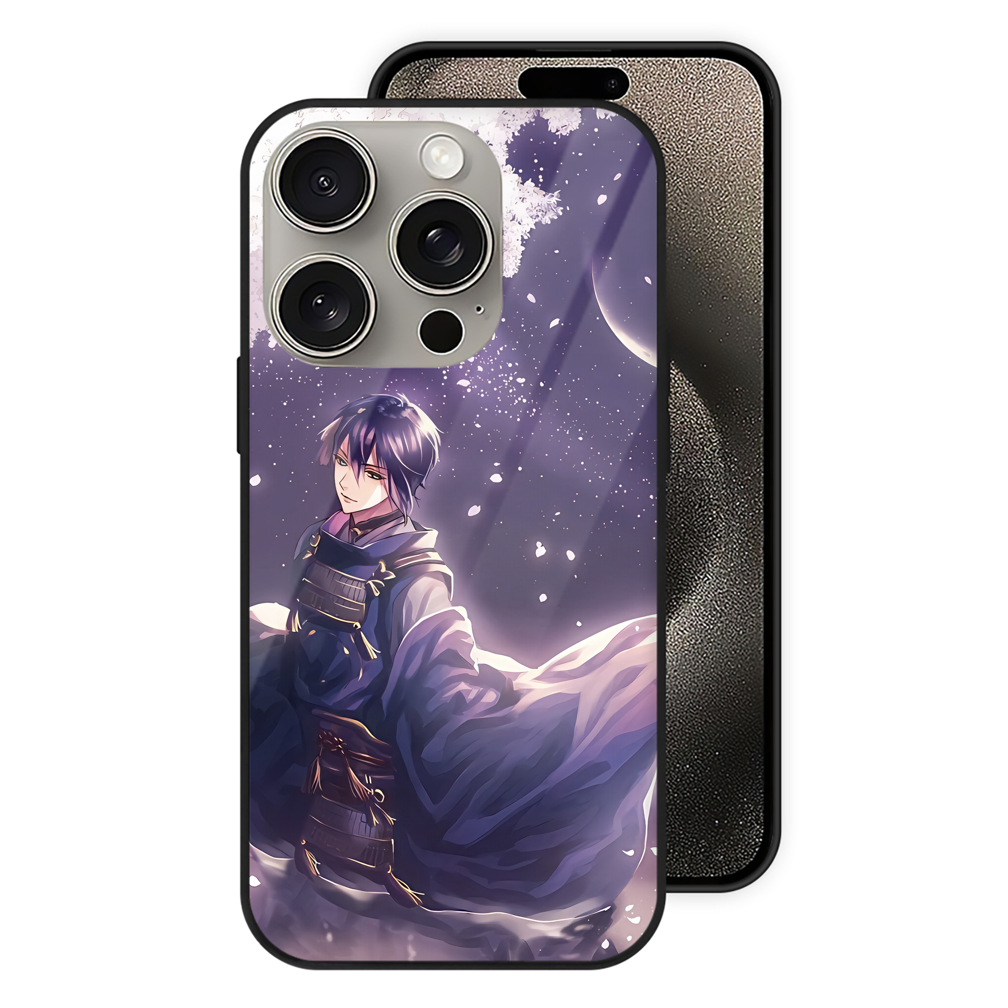 （画像用） 刀剣乱舞 Touken Ranbu 【iPhone15Pro対応】スマホケース 耐衝撃＆黄変防止 背面ガラス