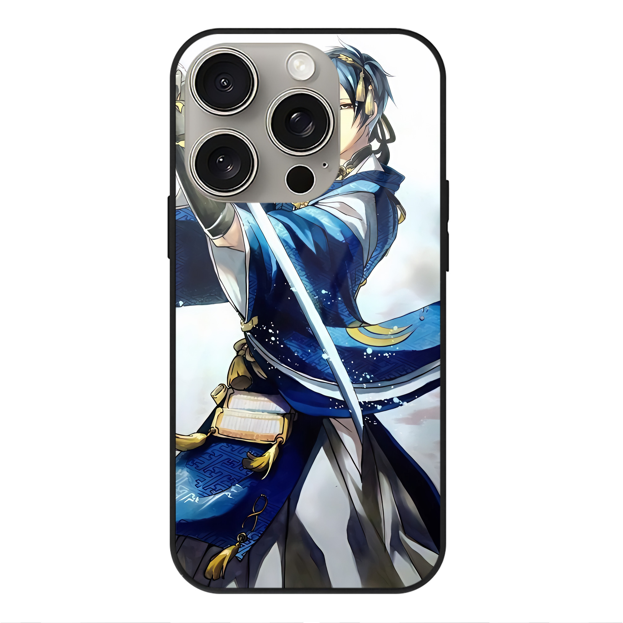 （画像用） 刀剣乱舞 Touken Ranbu 【iPhone15Pro対応】スマホケース 耐衝撃＆黄変防止 背面ガラス