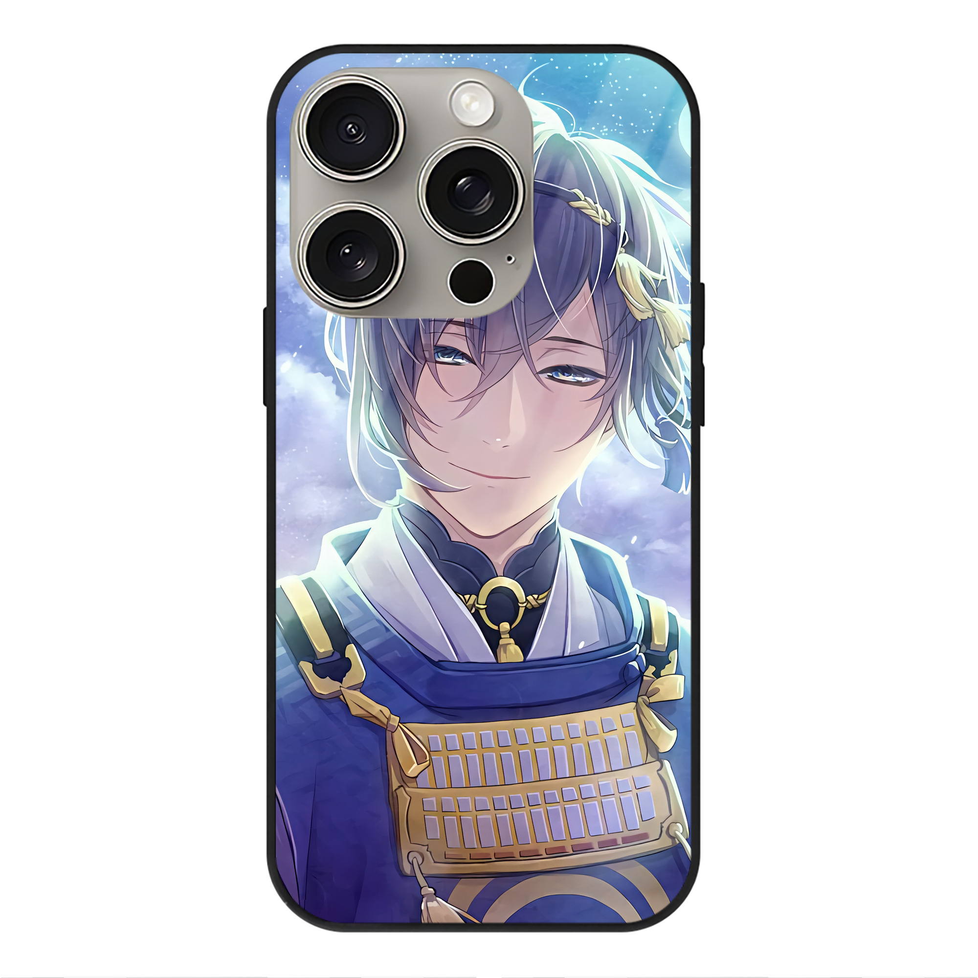 （画像用） 刀剣乱舞 Touken Ranbu 【iPhone15Pro対応】スマホケース 耐衝撃＆黄変防止 背面ガラス