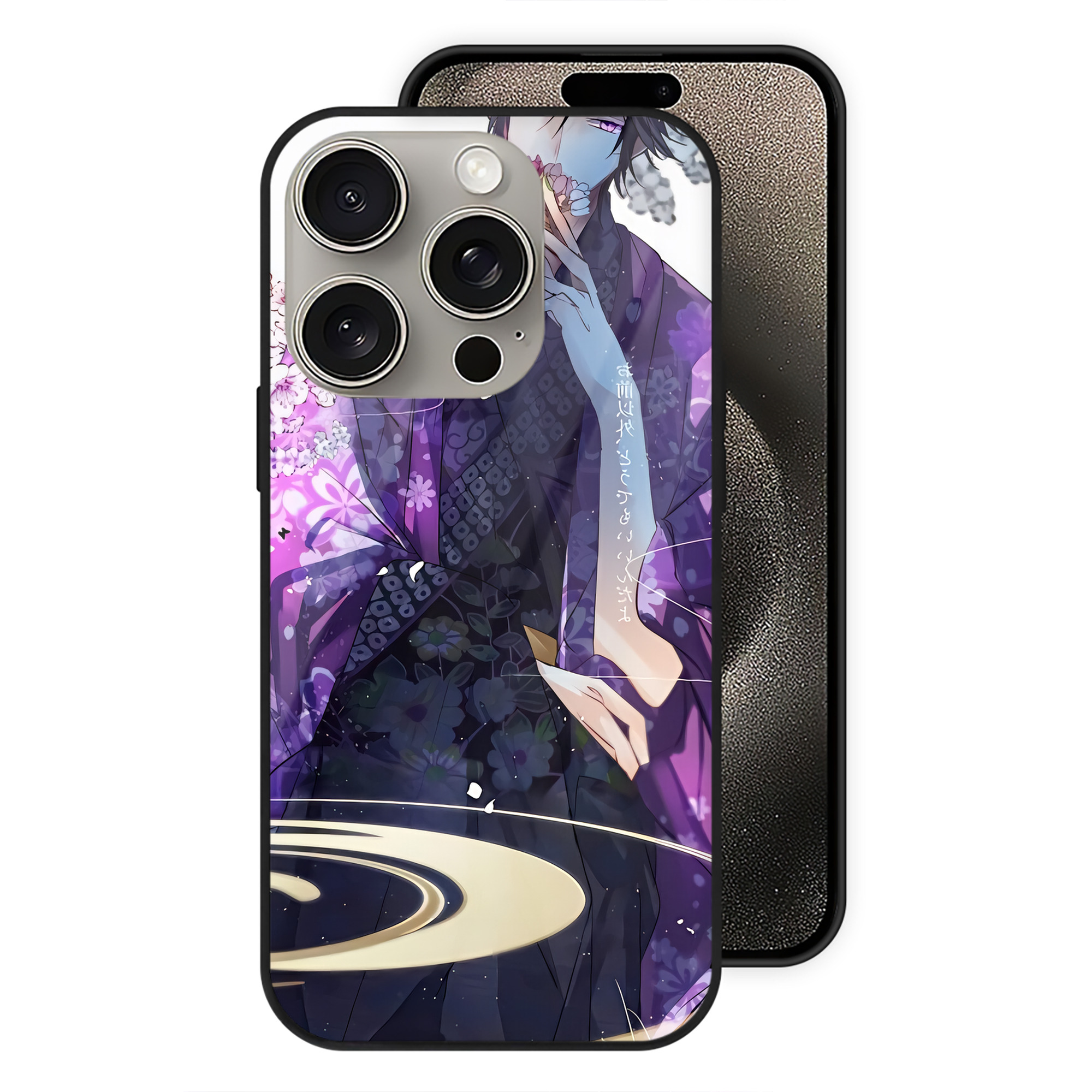 （画像用） 刀剣乱舞 Touken Ranbu 【iPhone15Pro対応】スマホケース 耐衝撃＆黄変防止 背面ガラス