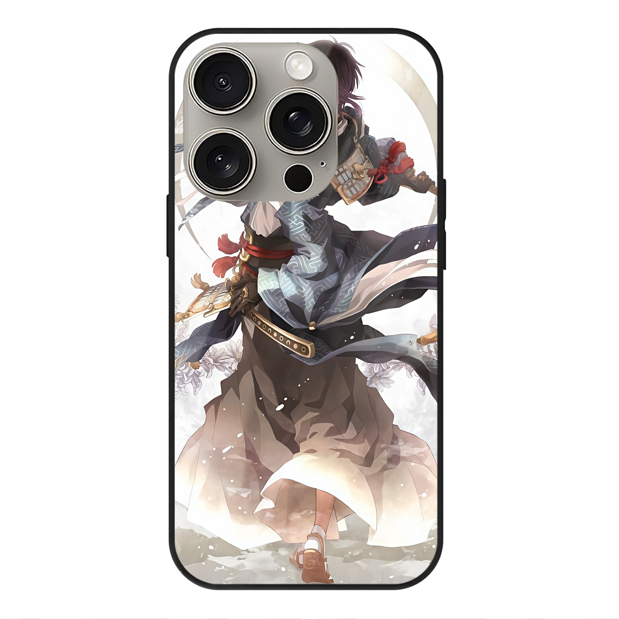 （画像用） 刀剣乱舞 Touken Ranbu 【iPhone15Pro対応】スマホケース 耐衝撃＆黄変防止 背面ガラス