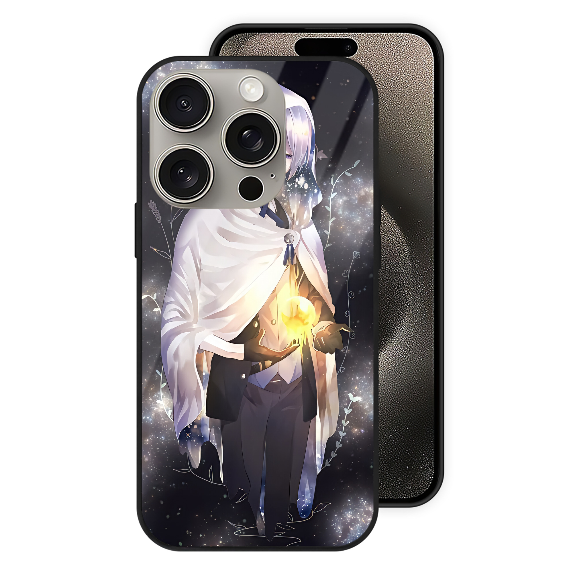 （画像用） 刀剣乱舞 Touken Ranbu 【iPhone15Pro対応】スマホケース 耐衝撃＆黄変防止 背面ガラス