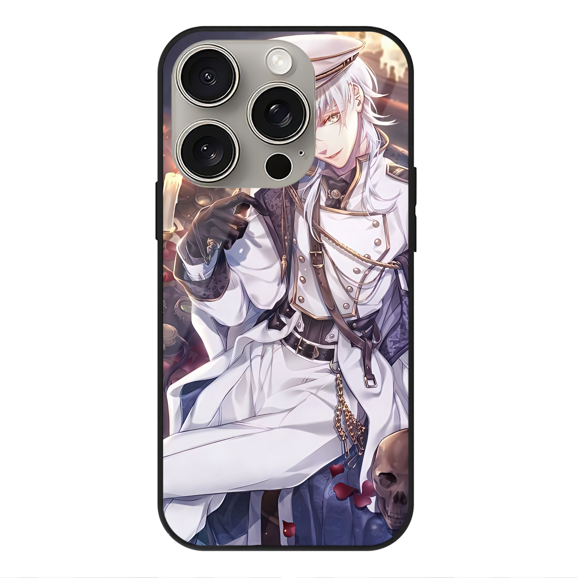 （画像用） 刀剣乱舞 Touken Ranbu 【iPhone15Pro対応】スマホケース 耐衝撃＆黄変防止 背面ガラス