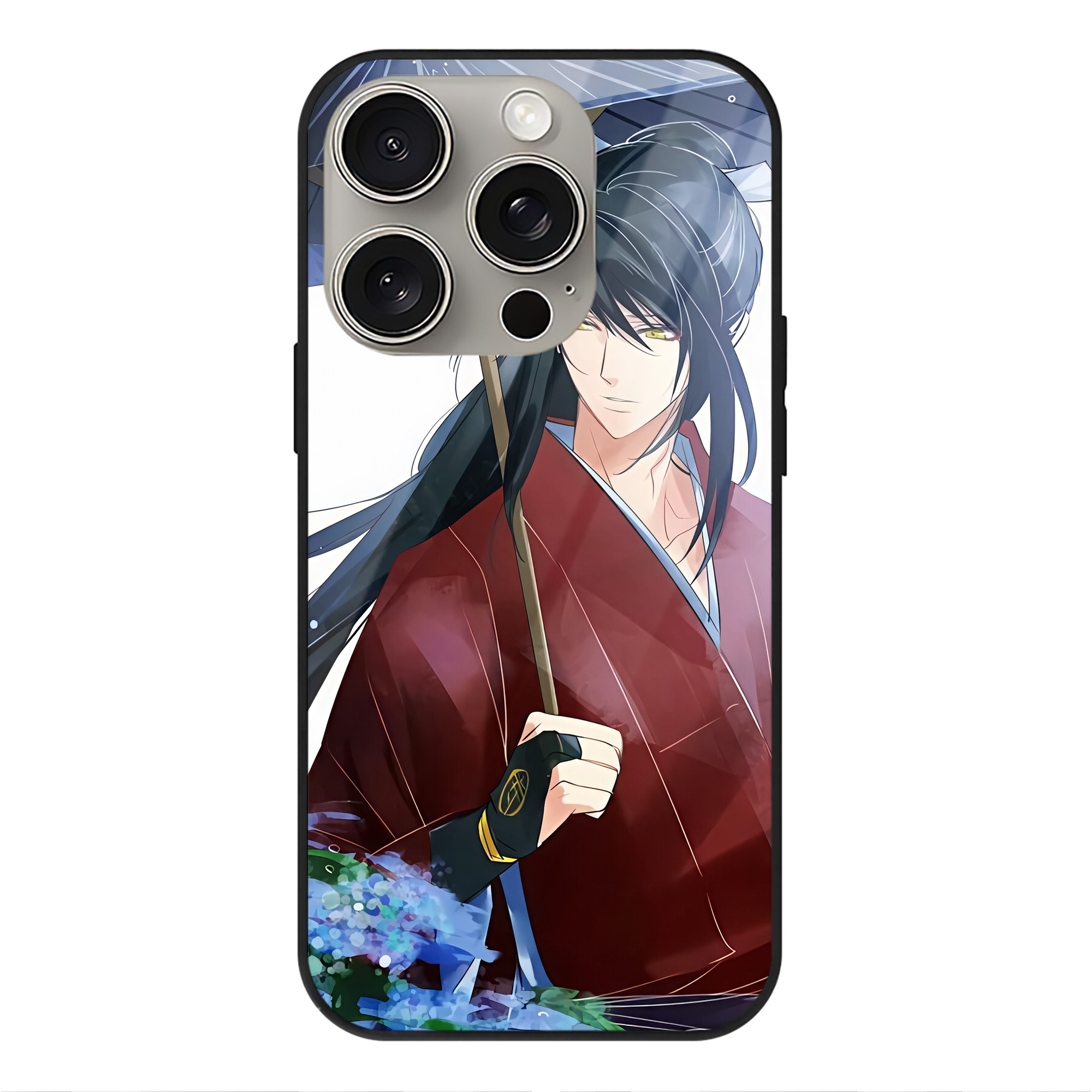（画像用） 刀剣乱舞 Touken Ranbu 【iPhone15Pro対応】スマホケース 耐衝撃＆黄変防止 背面ガラス