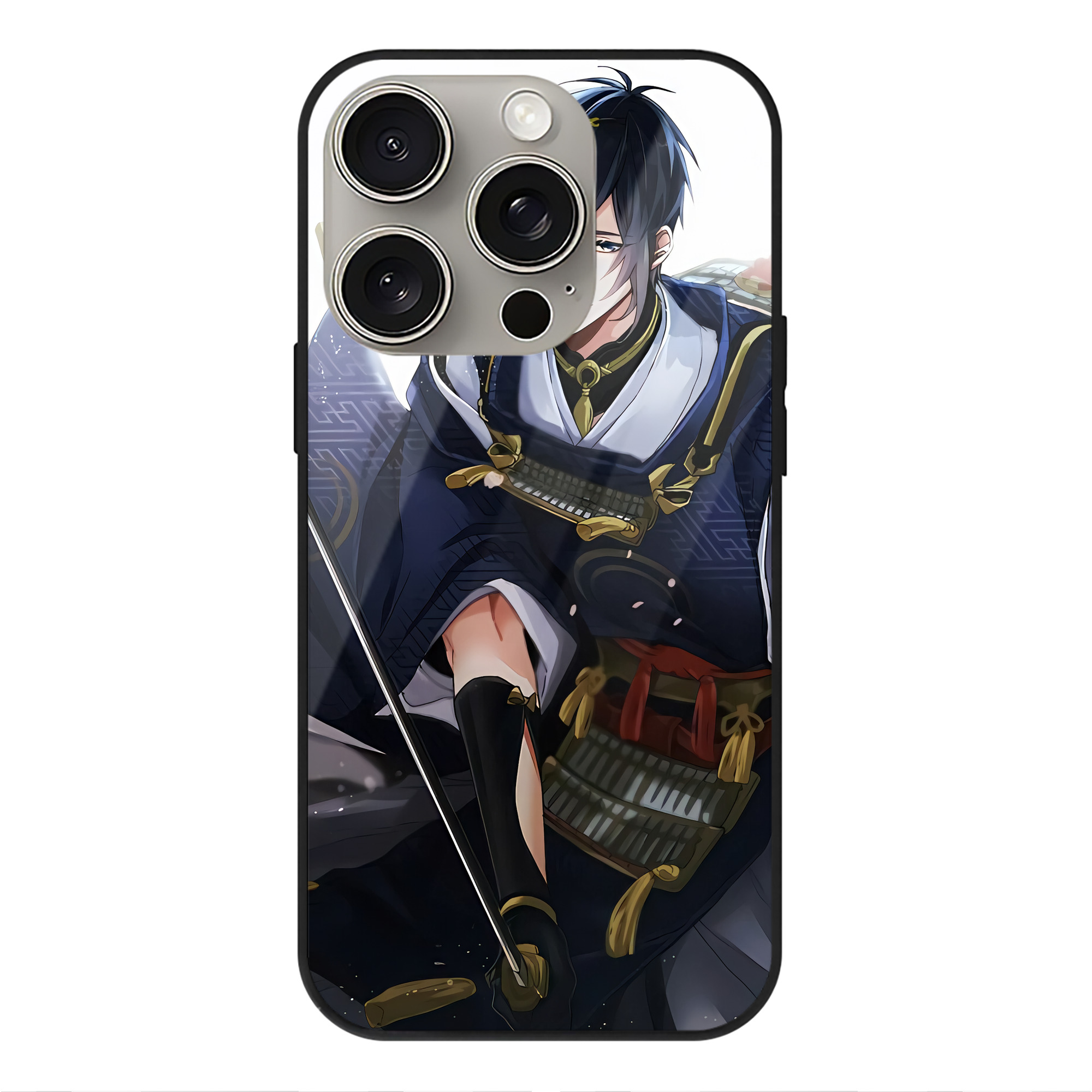 （画像用） 刀剣乱舞 Touken Ranbu 【iPhone15Pro対応】スマホケース 耐衝撃＆黄変防止 背面ガラス