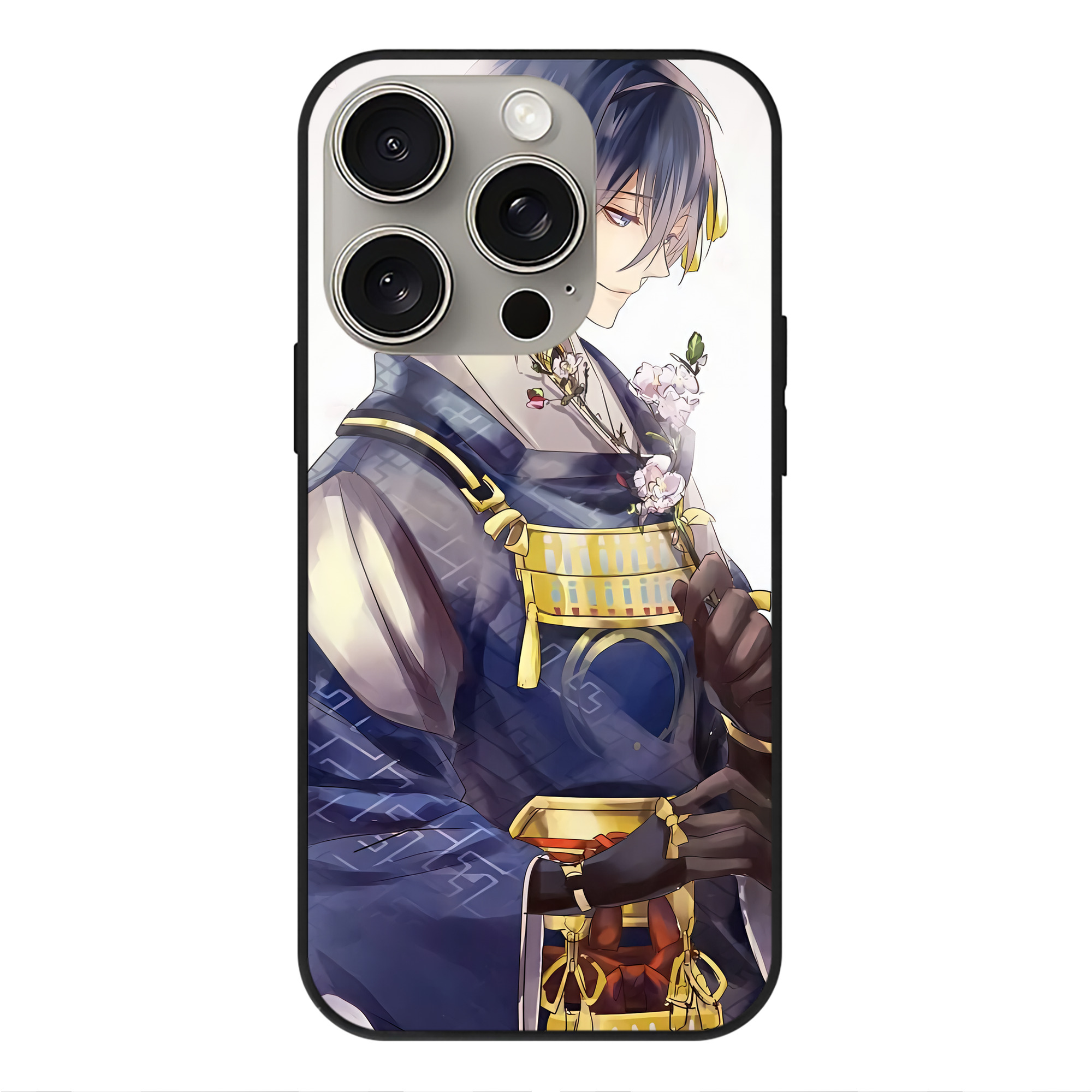（画像用） 刀剣乱舞 Touken Ranbu 【iPhone15Pro対応】スマホケース 耐衝撃＆黄変防止 背面ガラス