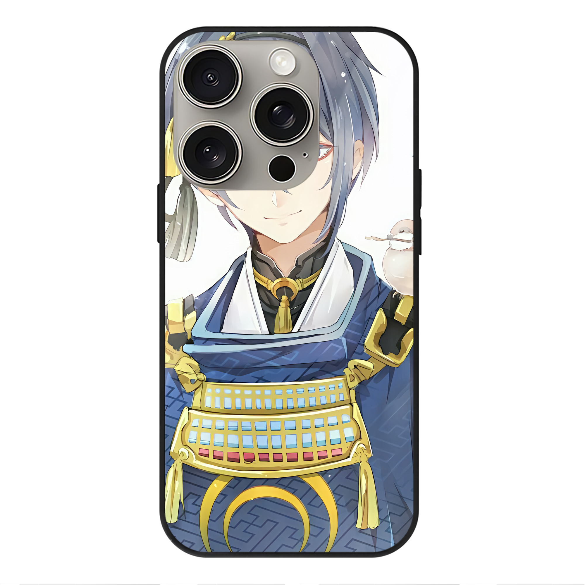 （画像用） 刀剣乱舞 Touken Ranbu 【iPhone15Pro対応】スマホケース 耐衝撃＆黄変防止 背面ガラス