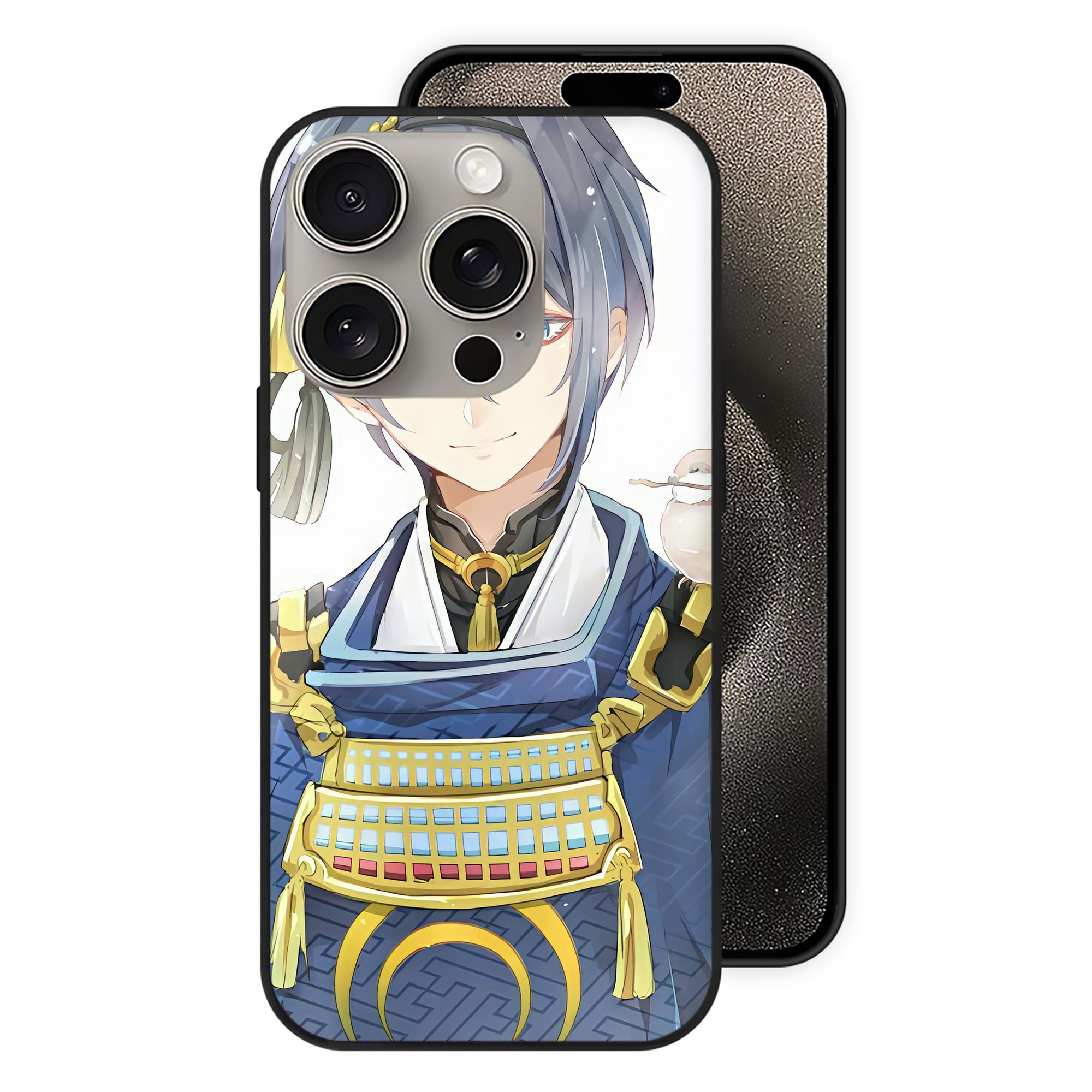 （画像用） 刀剣乱舞 Touken Ranbu 【iPhone15Pro対応】スマホケース 耐衝撃＆黄変防止 背面ガラス