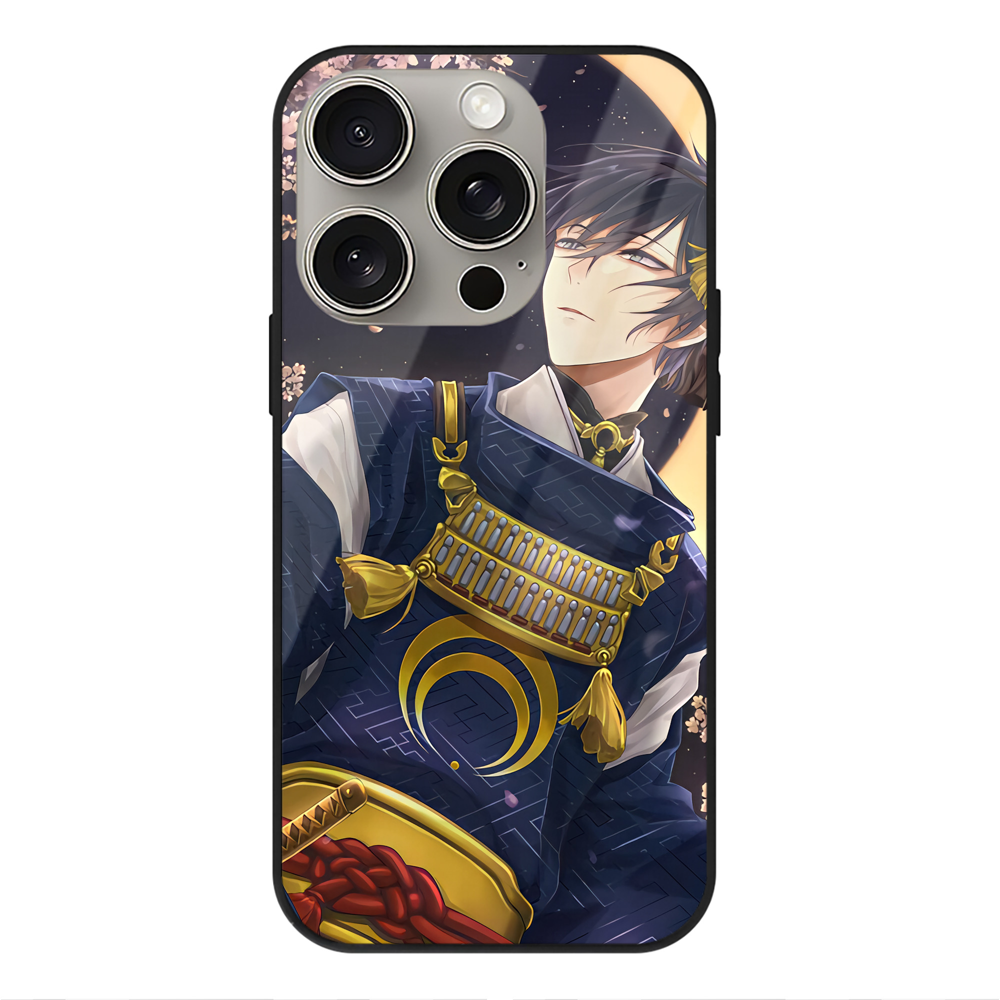 （画像用） 刀剣乱舞 Touken Ranbu 【iPhone15Pro対応】スマホケース 耐衝撃＆黄変防止 背面ガラス