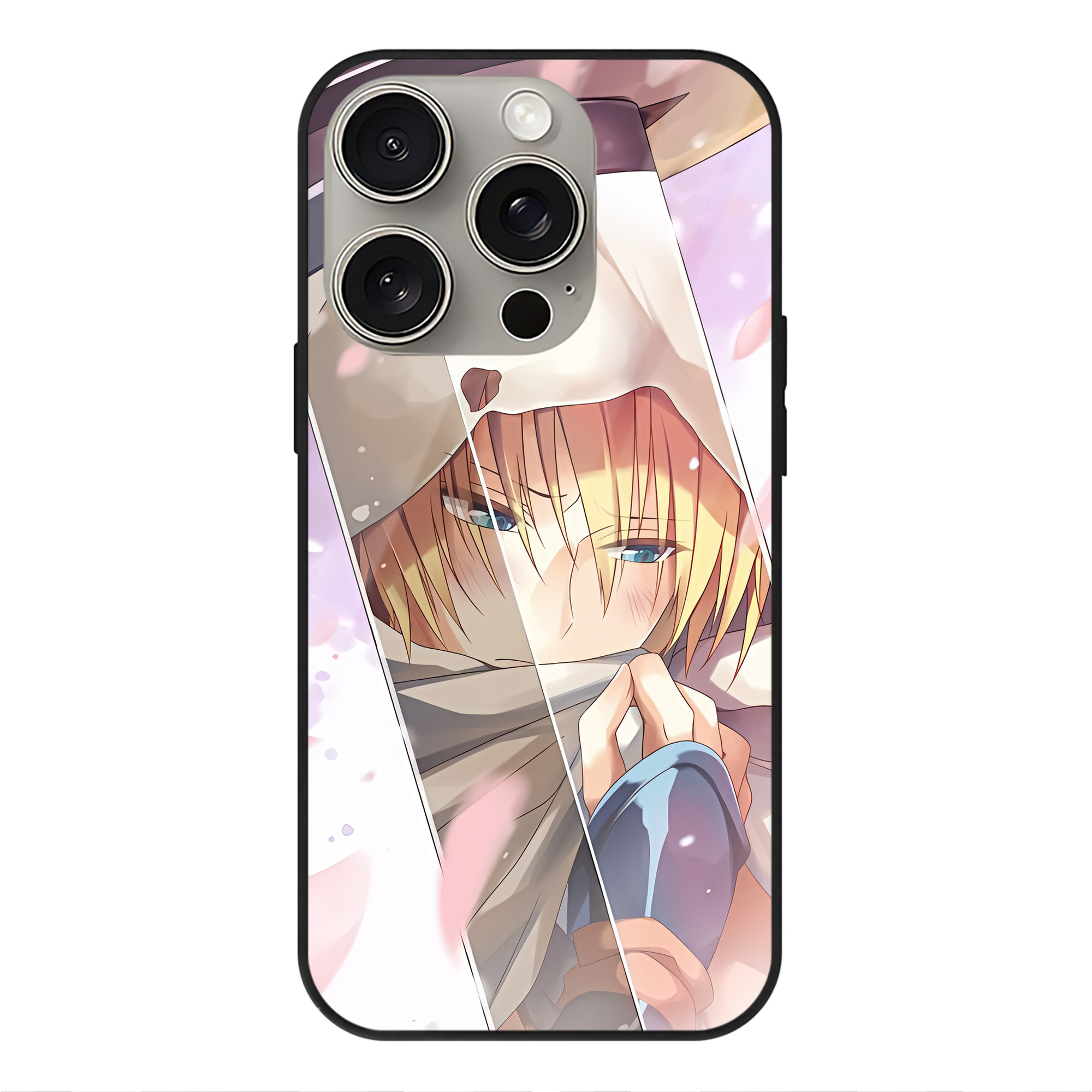 （画像用） 刀剣乱舞 Touken Ranbu 【iPhone15Pro対応】スマホケース 耐衝撃＆黄変防止 背面ガラス