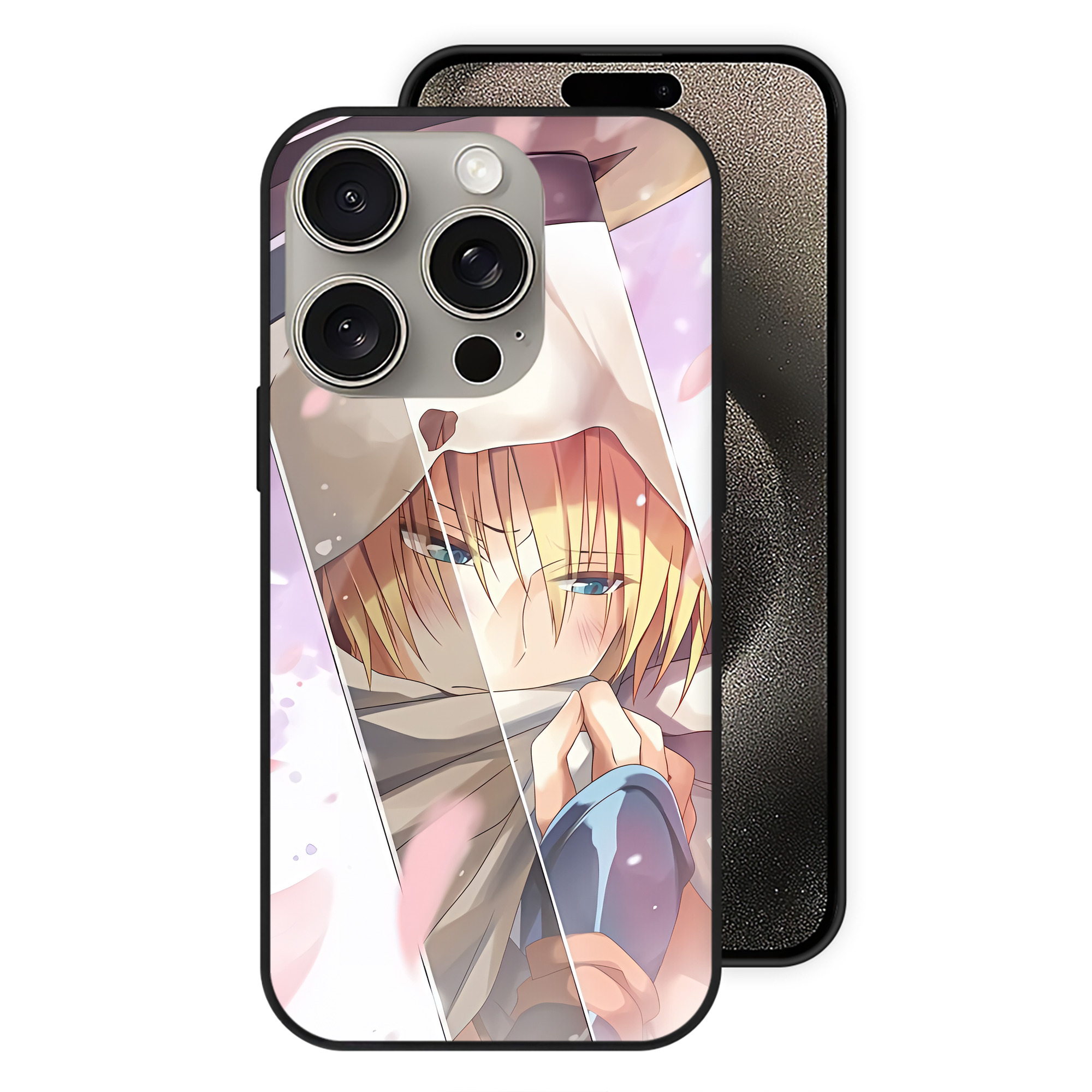 （画像用） 刀剣乱舞 Touken Ranbu 【iPhone15Pro対応】スマホケース 耐衝撃＆黄変防止 背面ガラス
