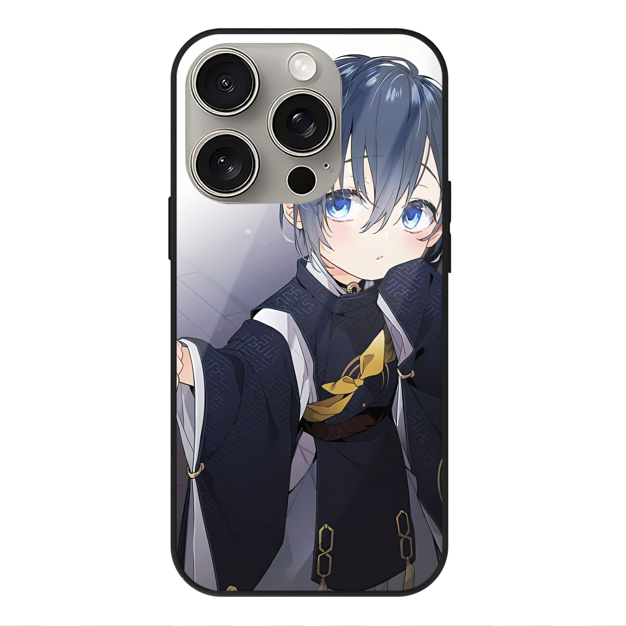 （画像用） 刀剣乱舞 Touken Ranbu 【iPhone15Pro対応】スマホケース 耐衝撃＆黄変防止 背面ガラス