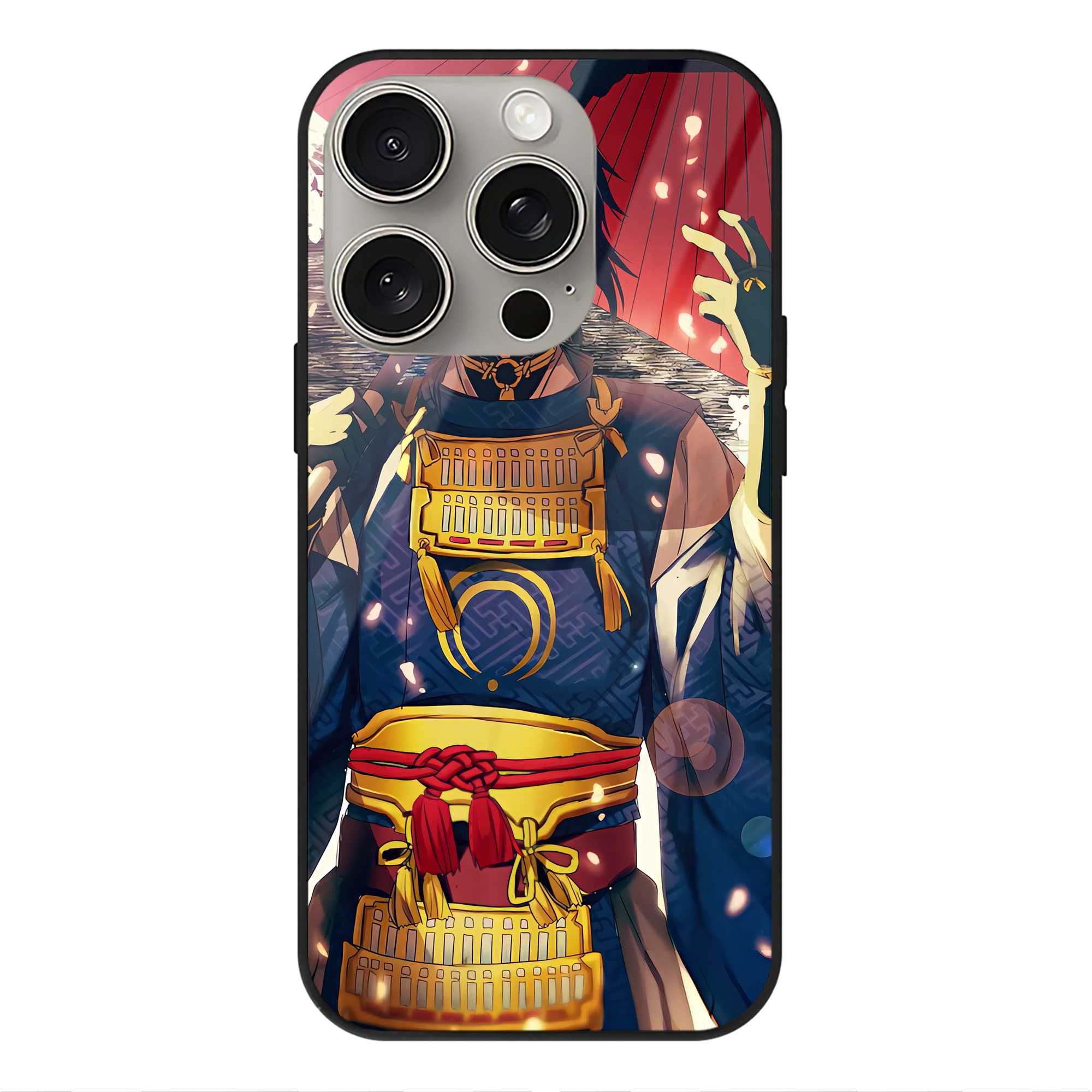 （画像用） 刀剣乱舞 Touken Ranbu 【iPhone15Pro対応】スマホケース 耐衝撃＆黄変防止 背面ガラス